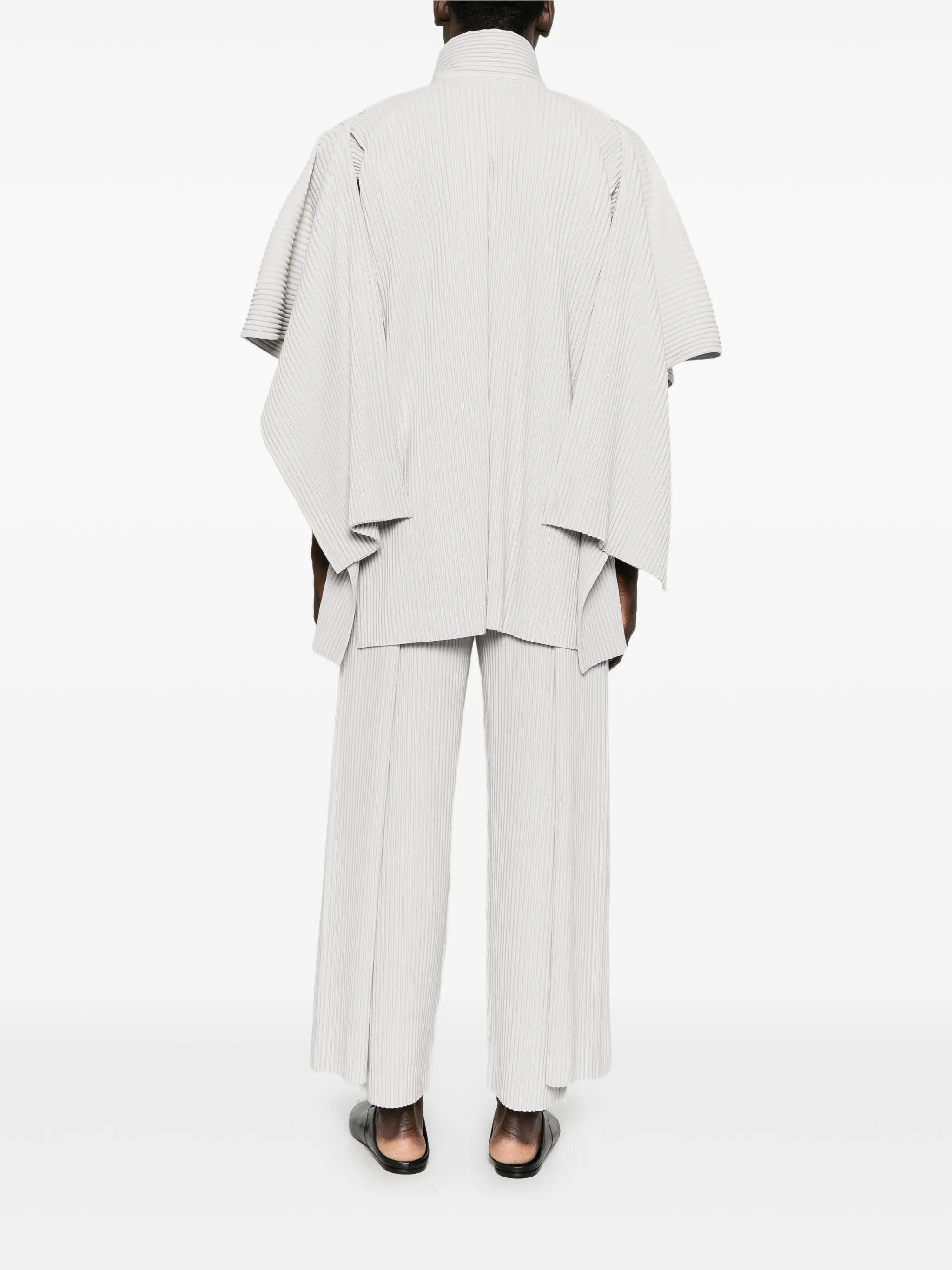 Motion Blur pleated jacket