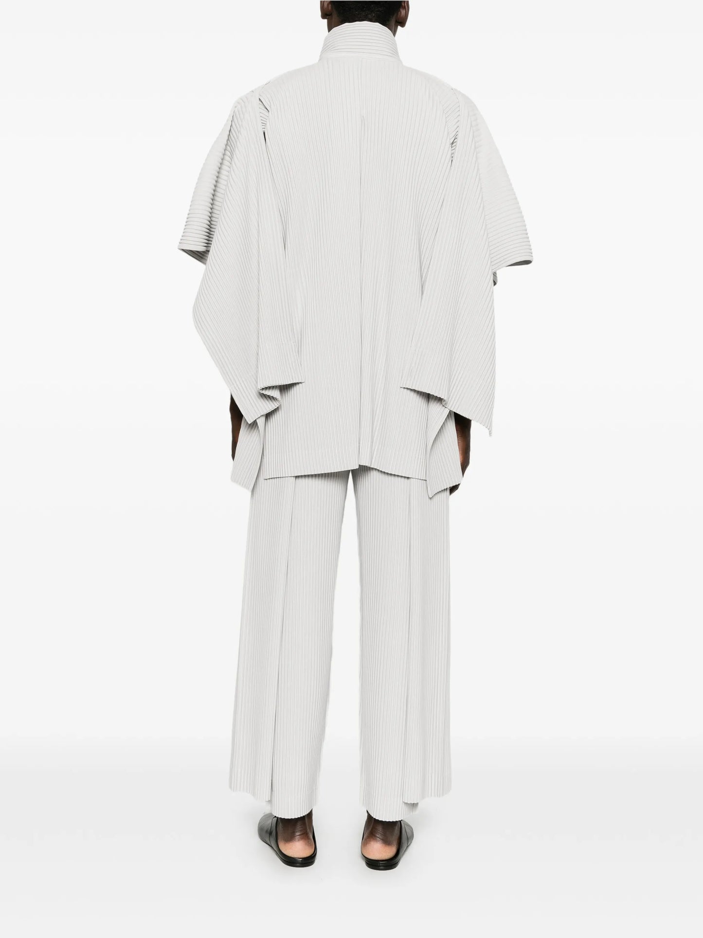 Motion Blur pleated jacket