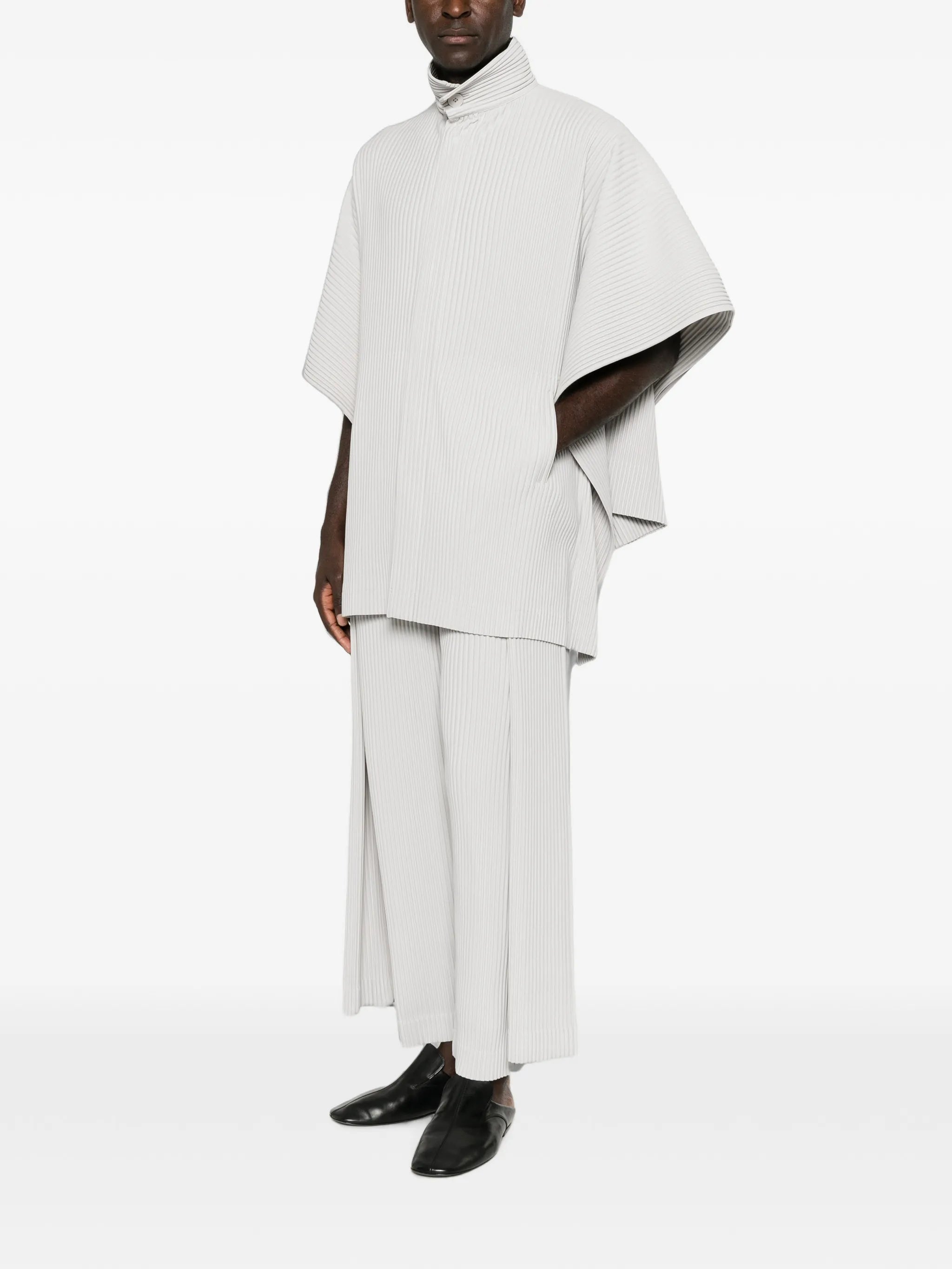 Motion Blur pleated trousers