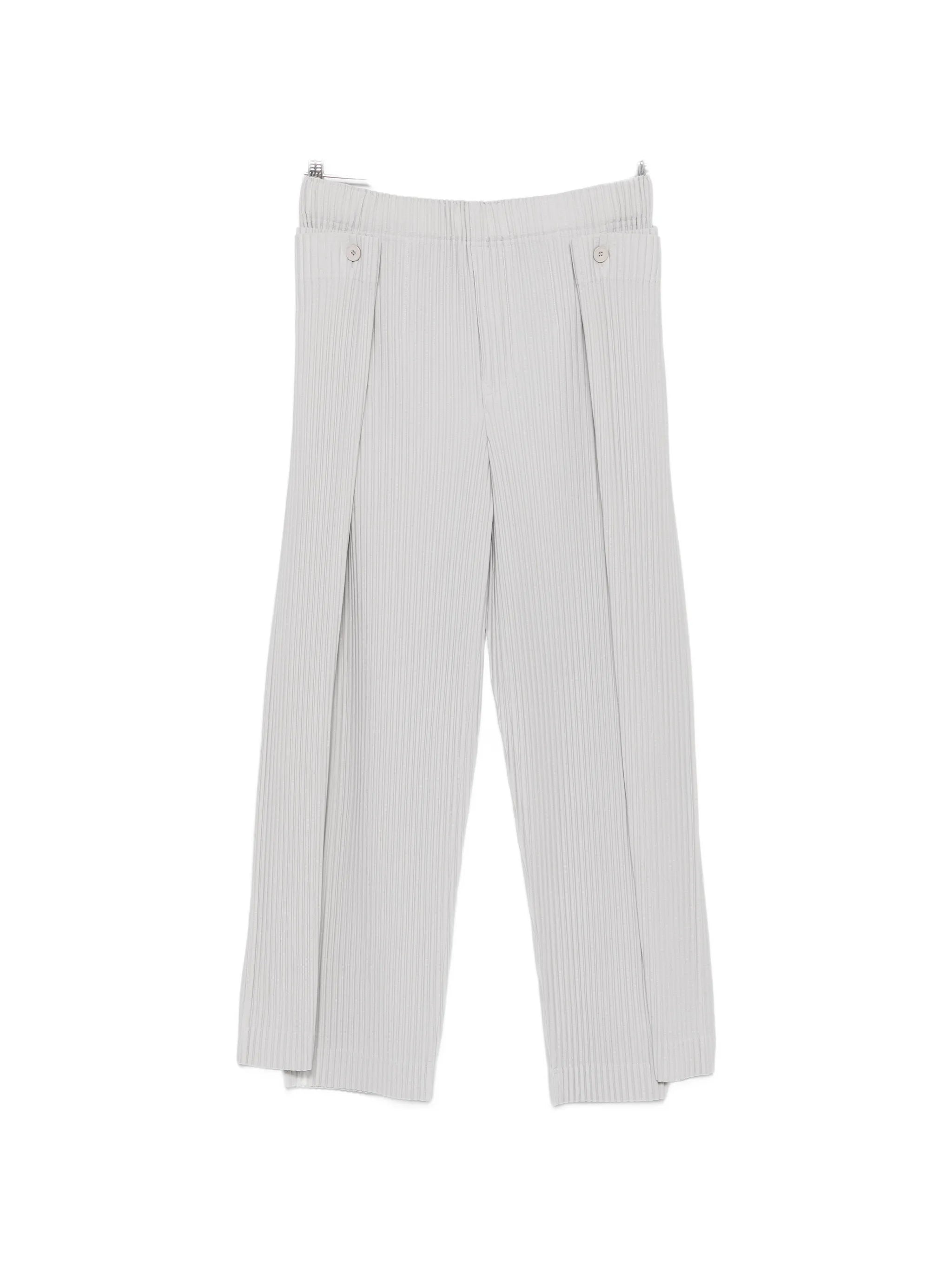 Motion Blur pleated trousers