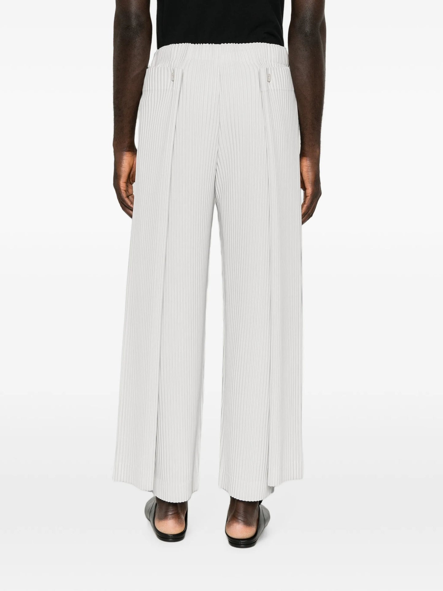 Motion Blur pleated trousers