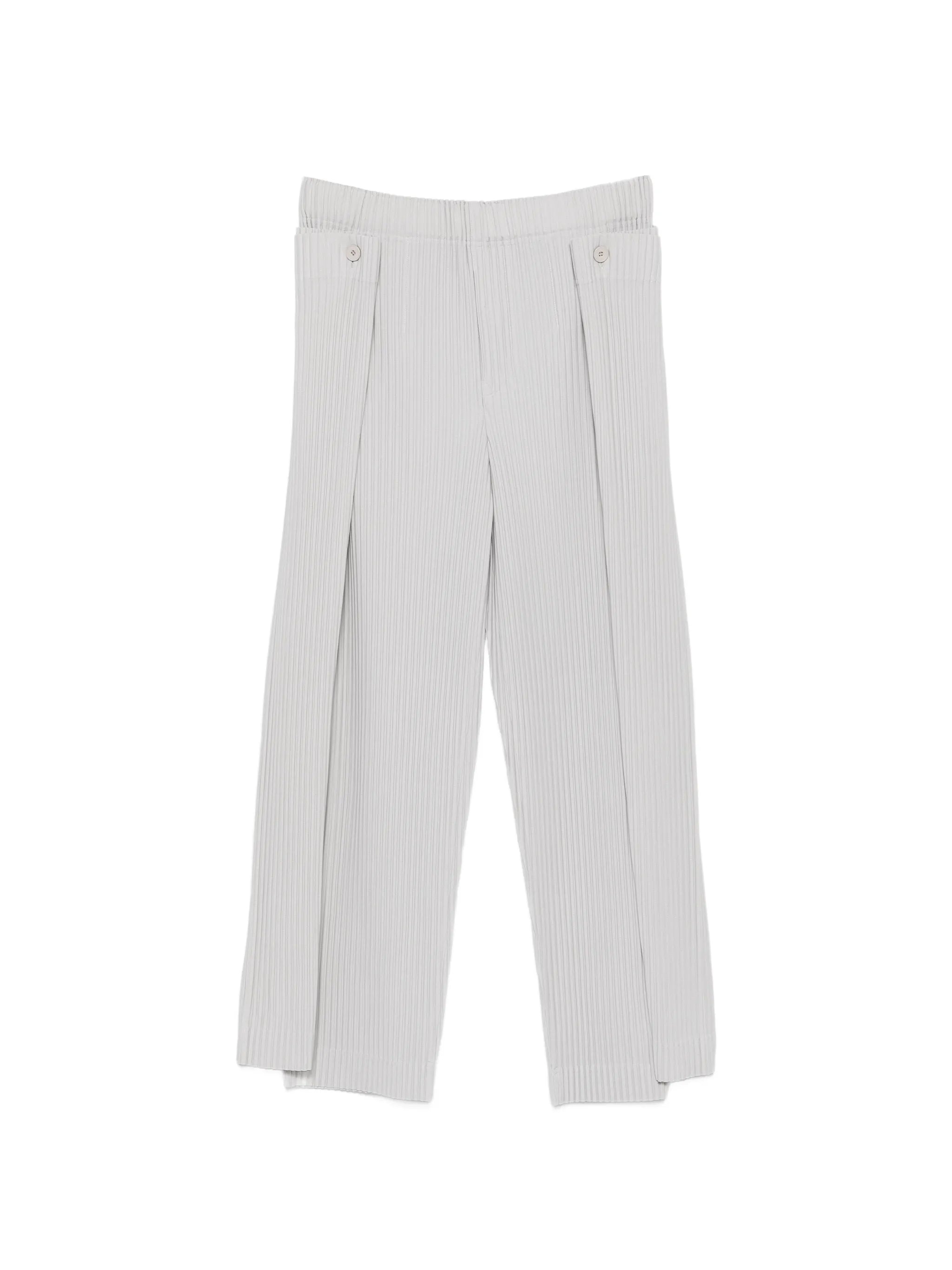 Motion Blur pleated trousers