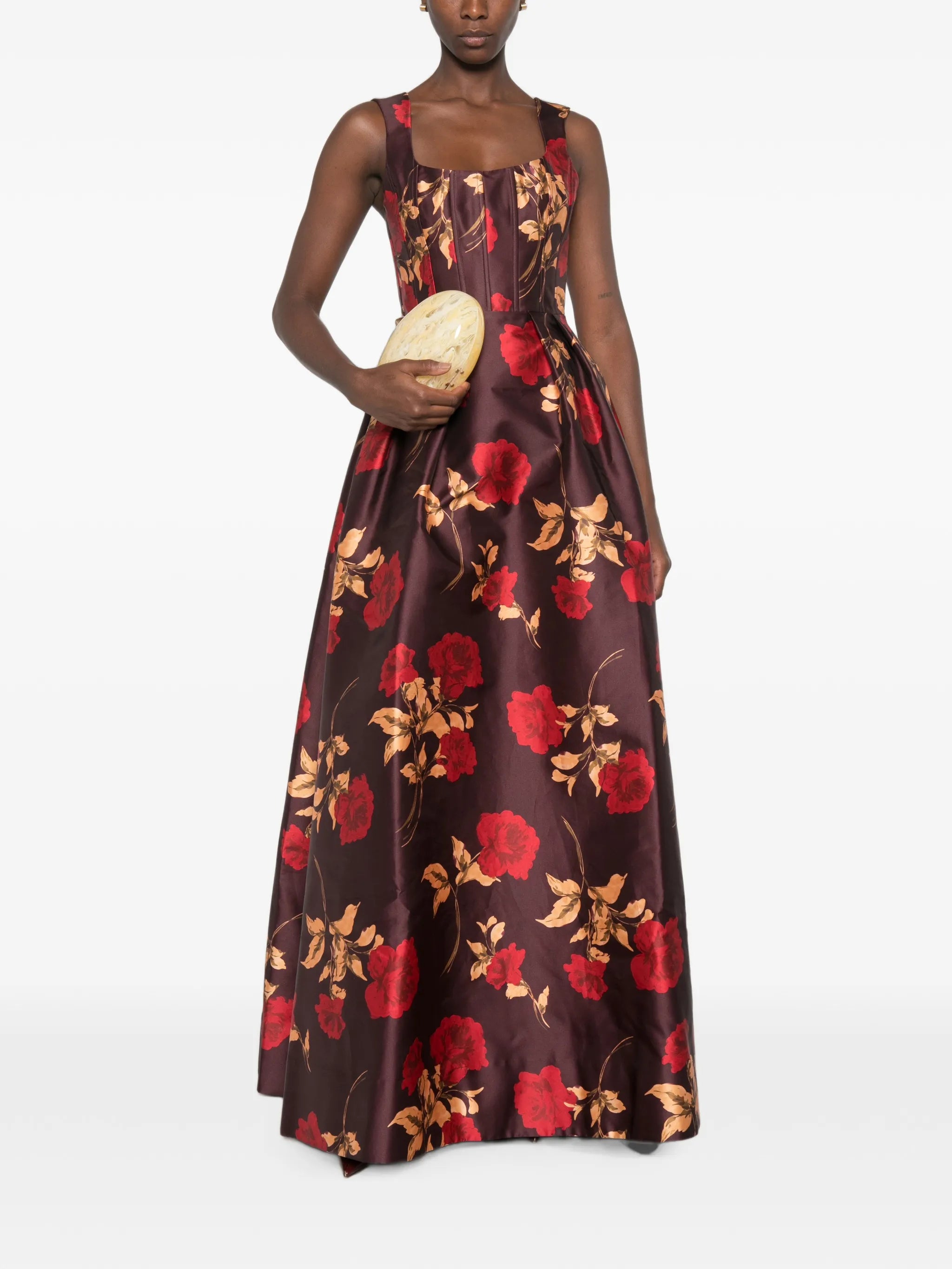 Melora floral-print maxi dress