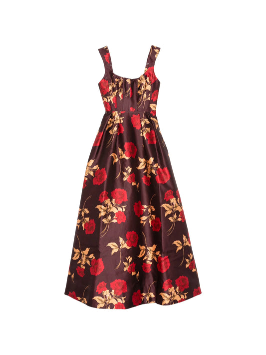 Melora floral-print maxi dress
