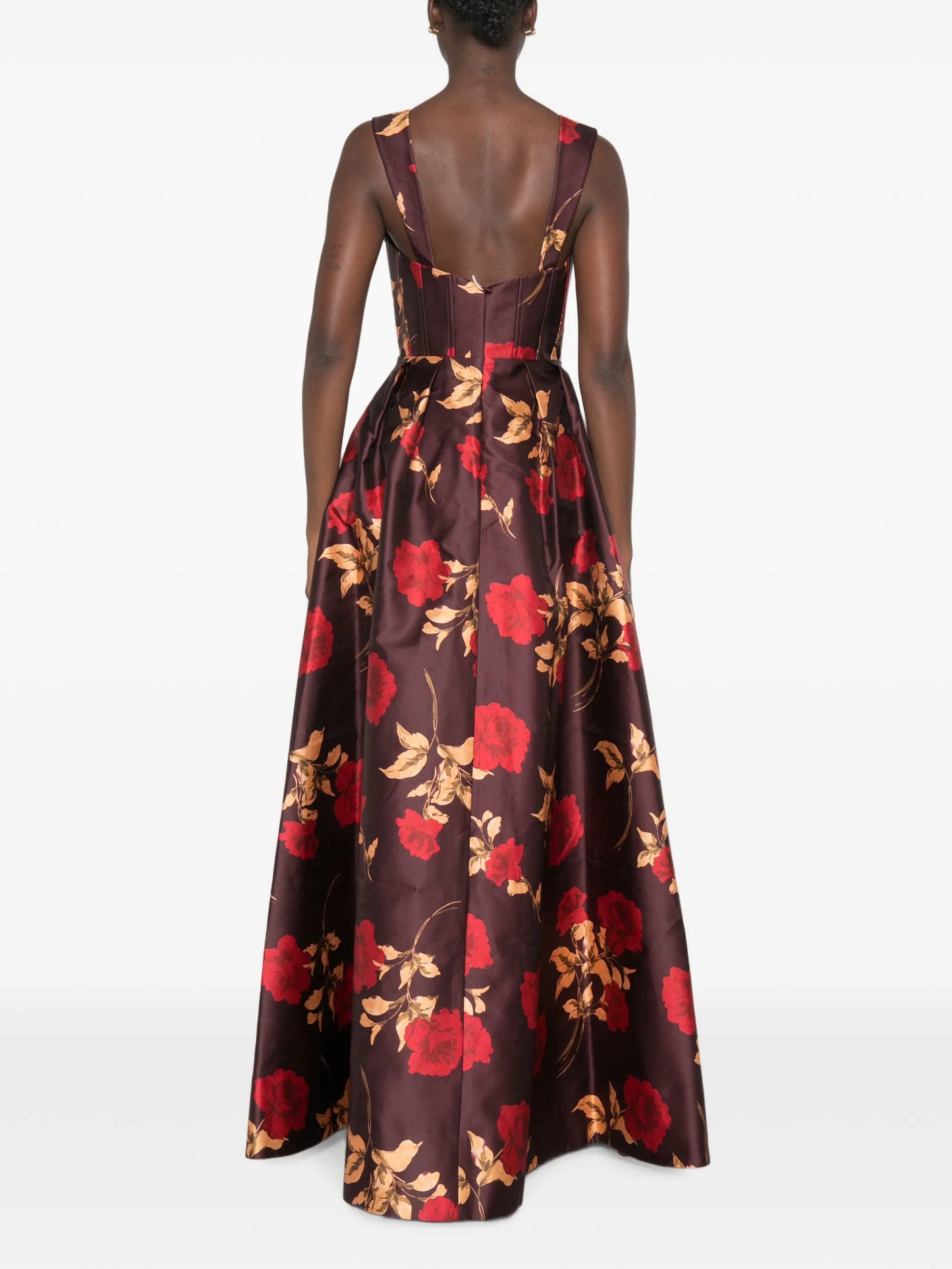 Melora floral-print maxi dress
