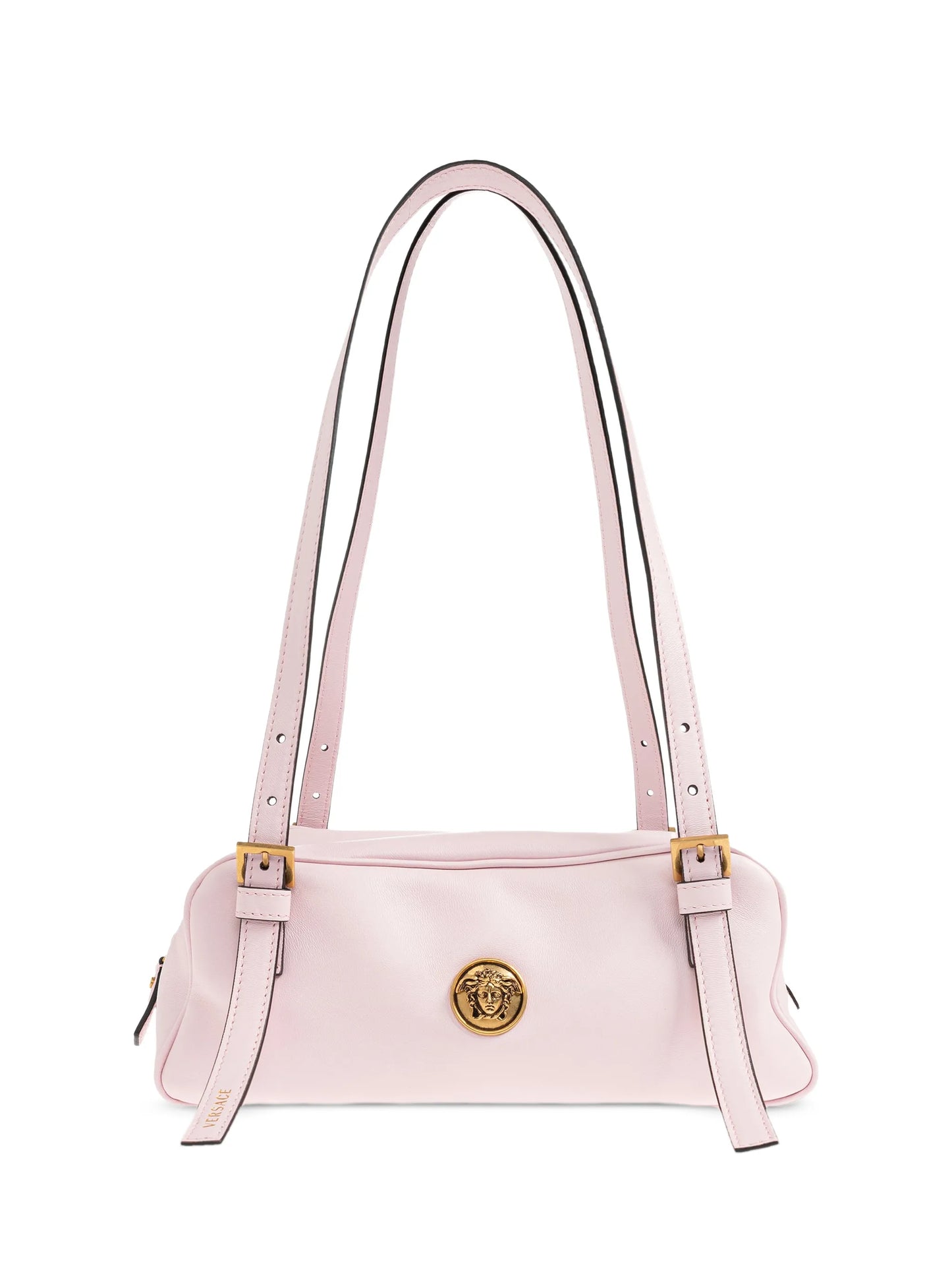 Emblème leather shoulder bag