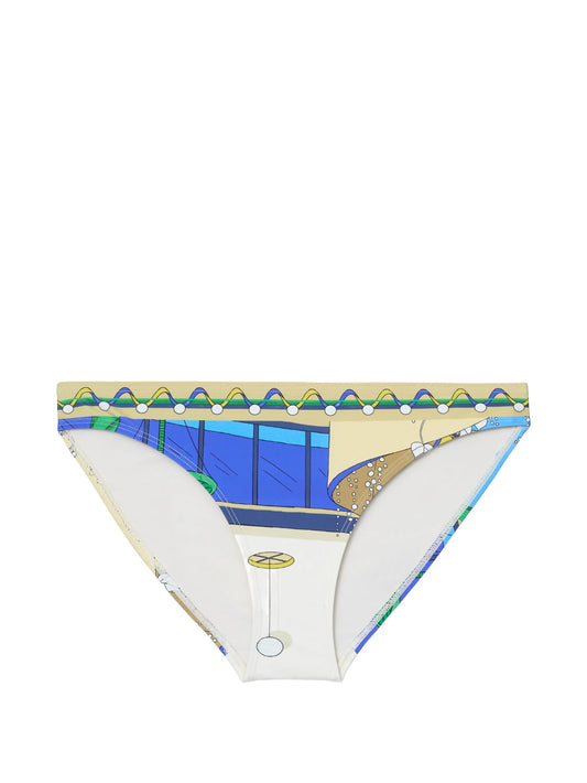 printed bikini bottoms