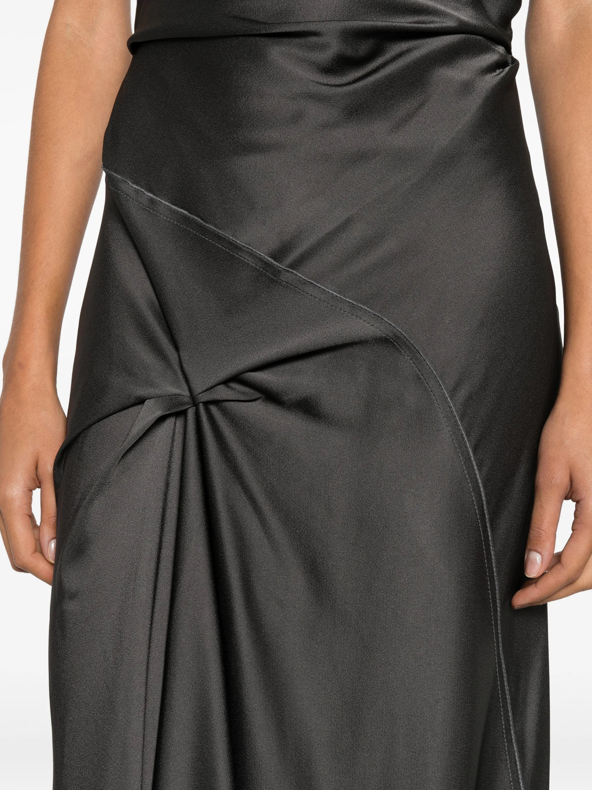 Posy cowl-neck maxi dress