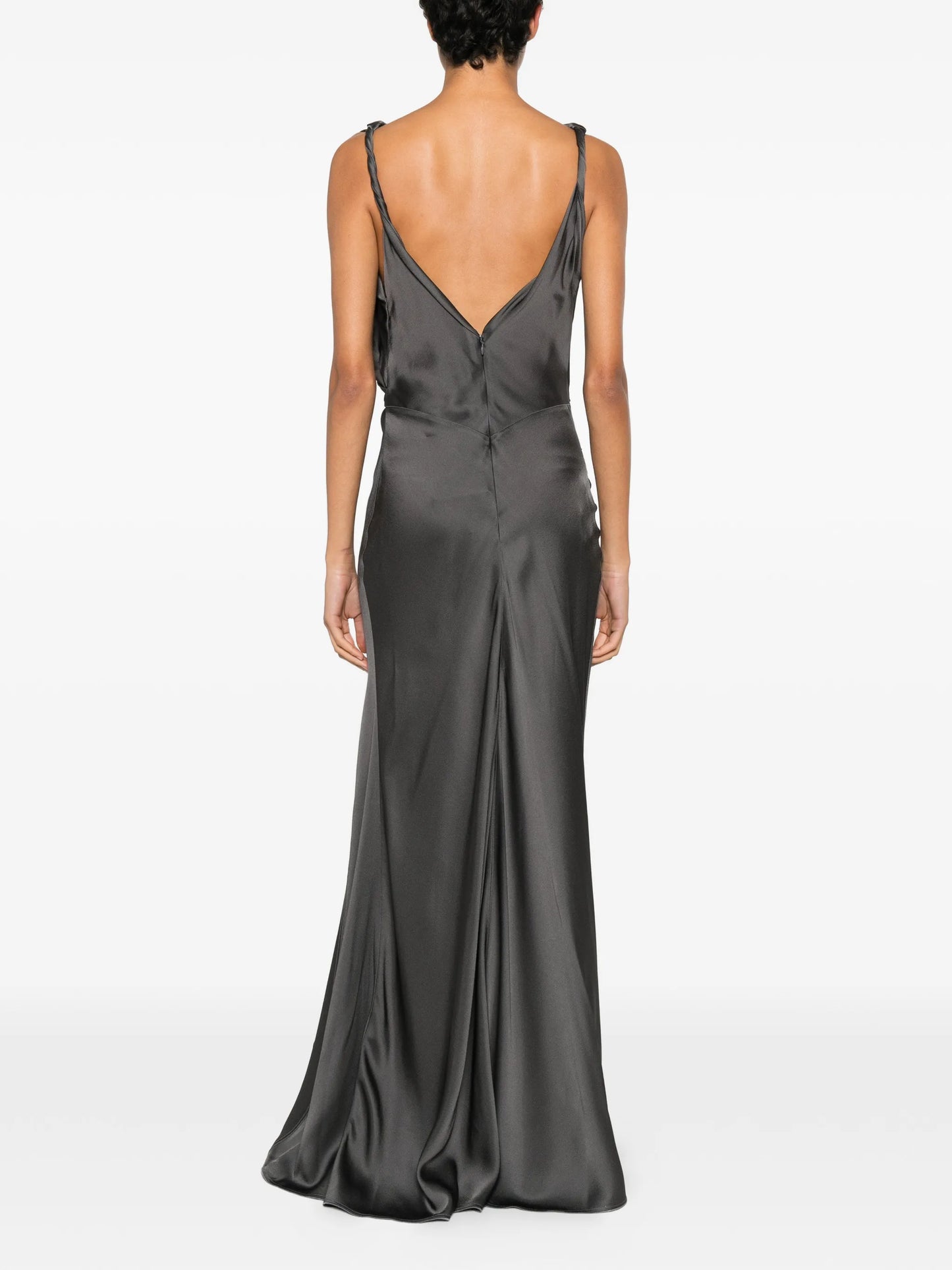 Posy cowl-neck maxi dress