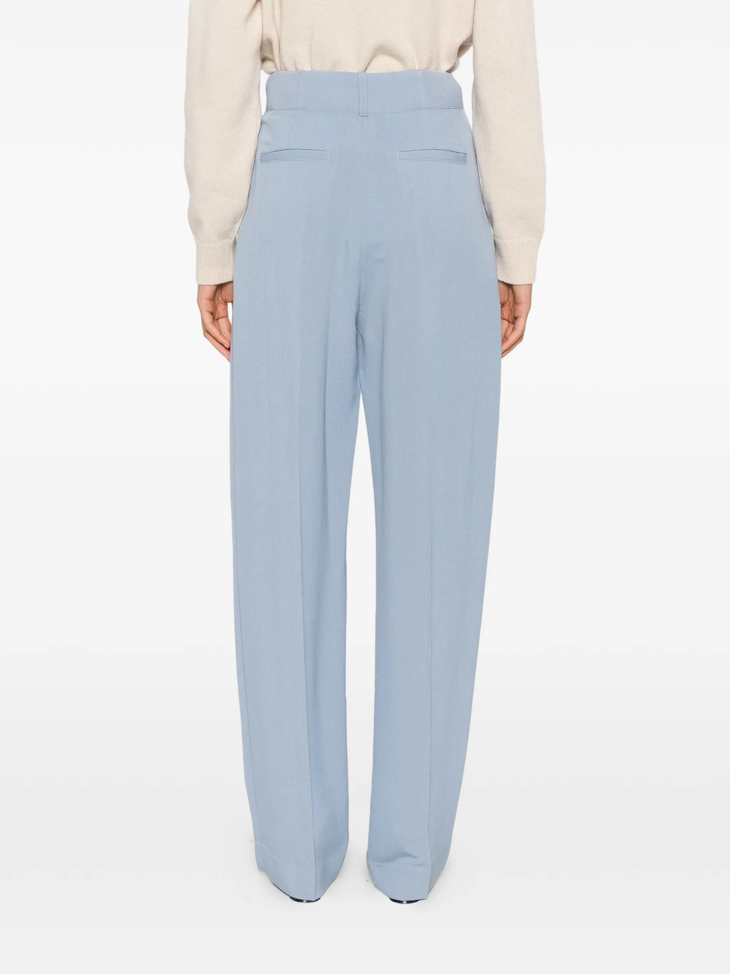 tailored pleated trousers