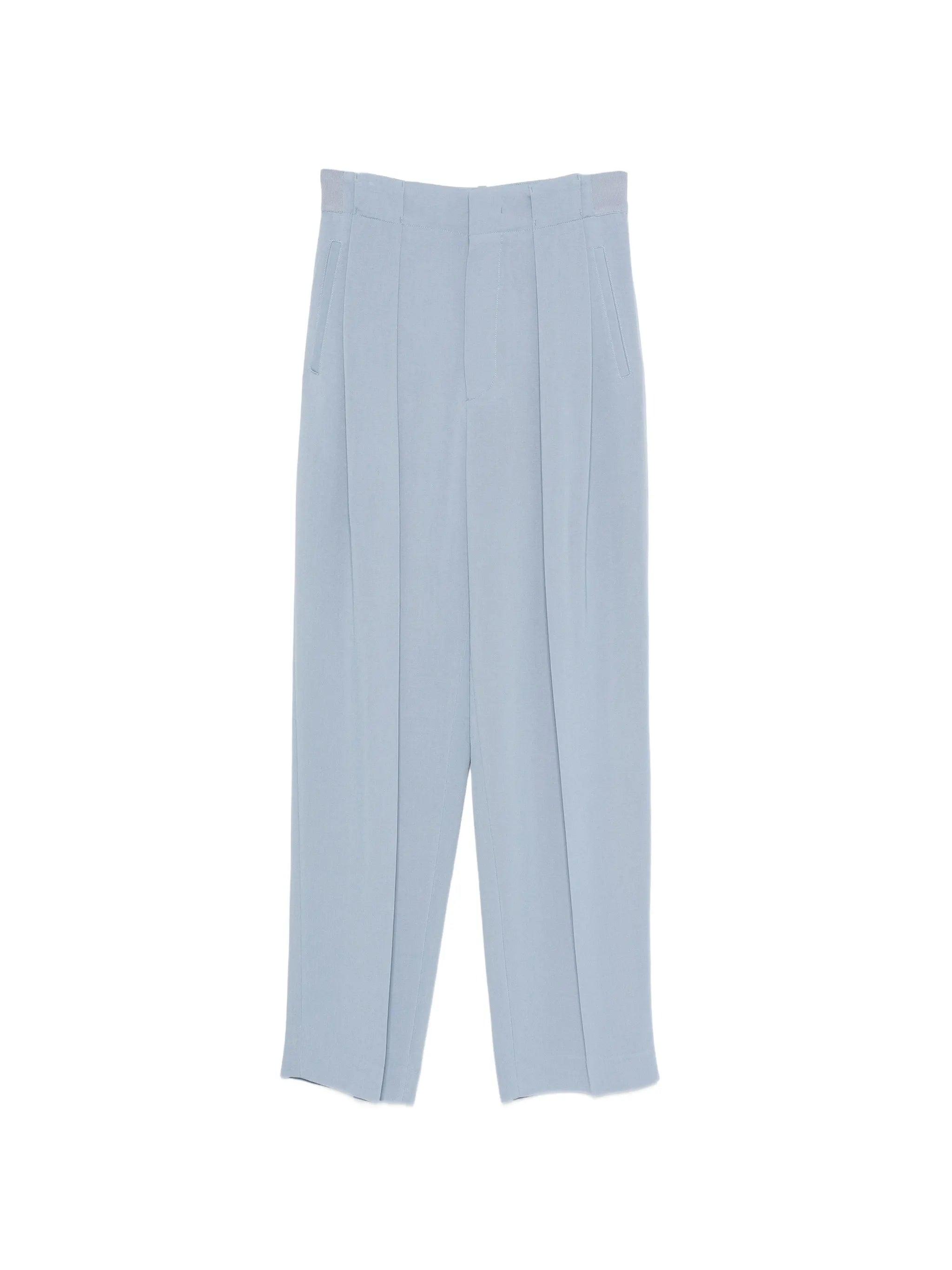 tailored pleated trousers