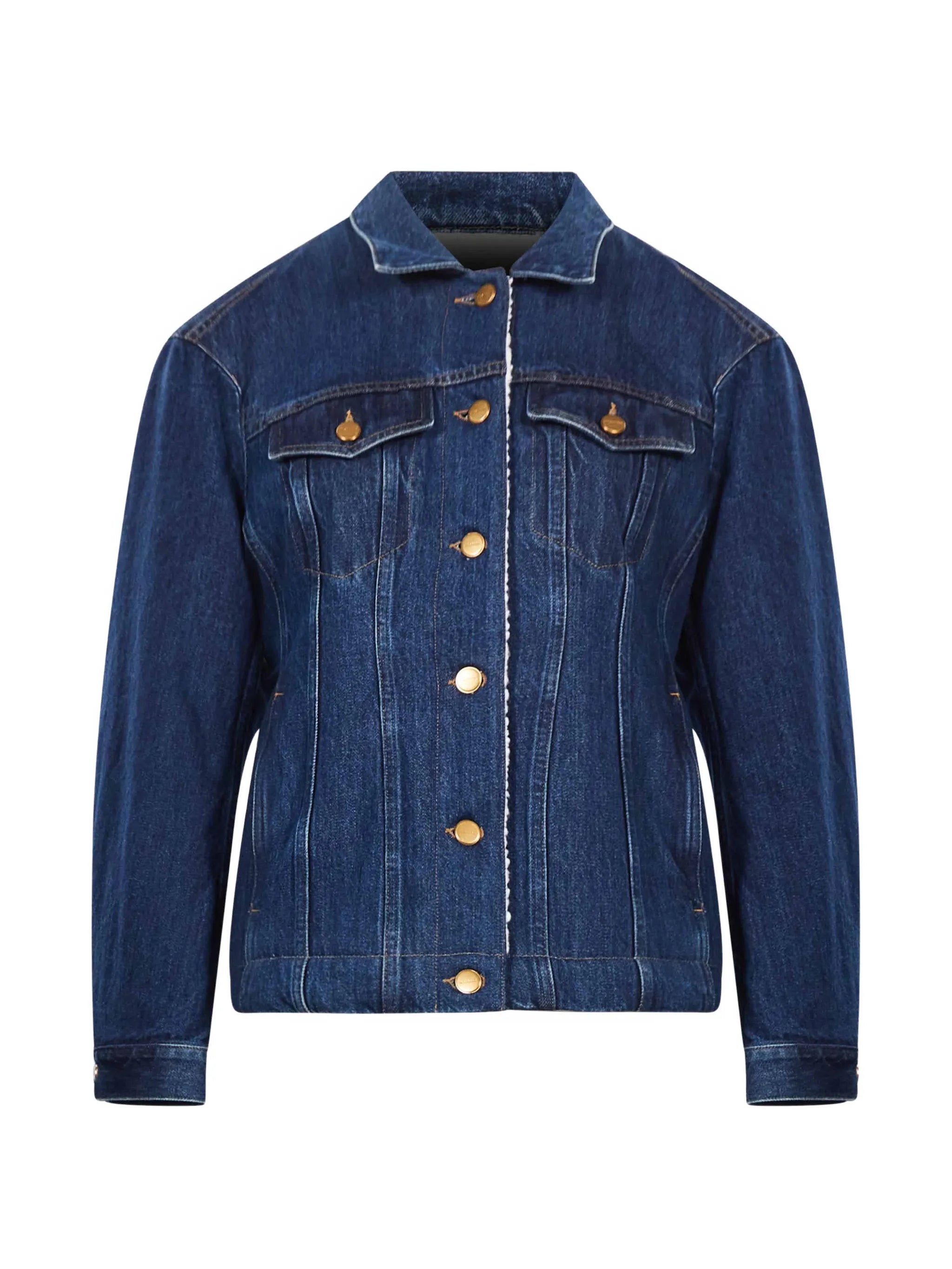 button-up denim jacket