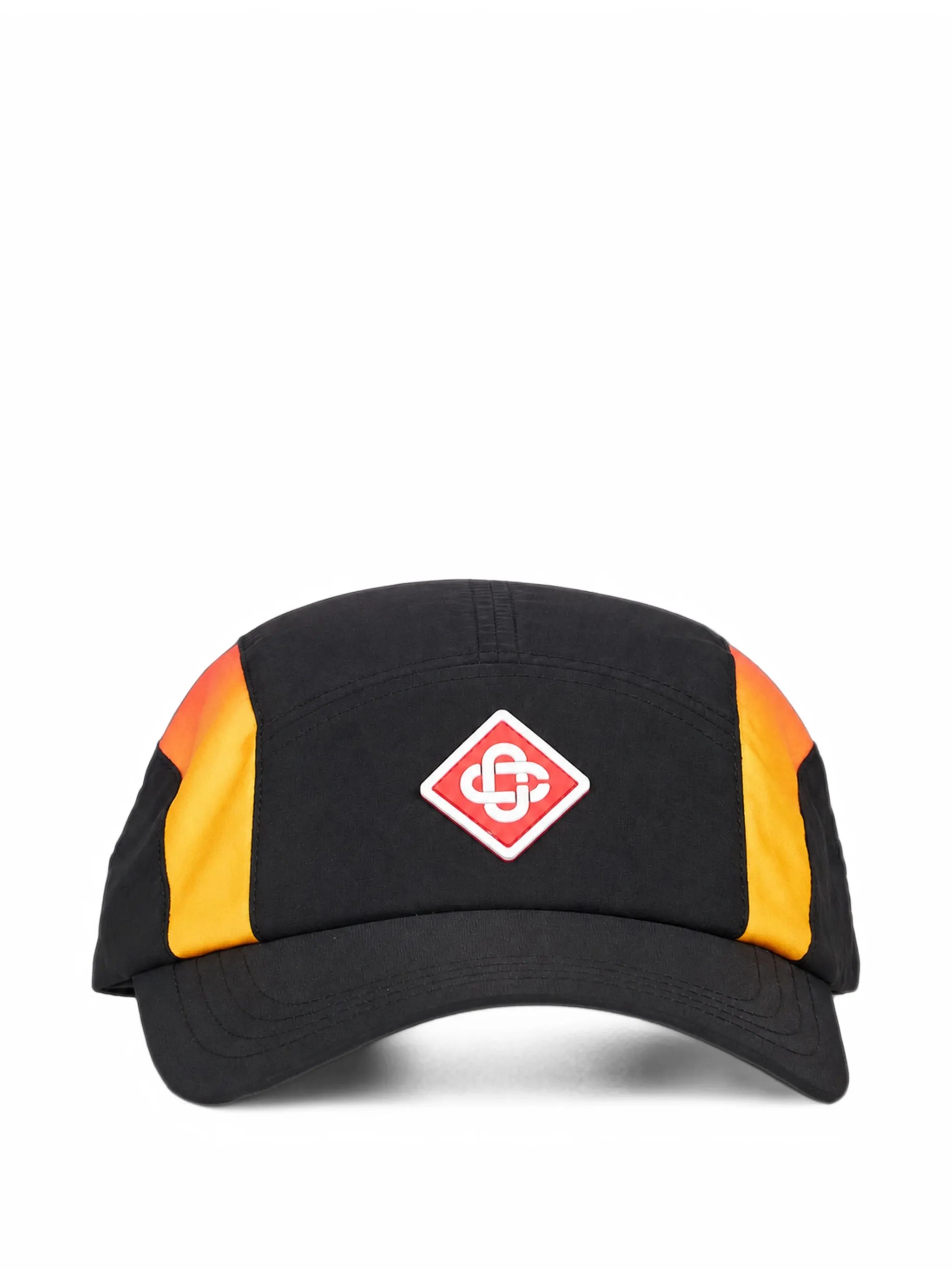 gradient-print logo-patch cap