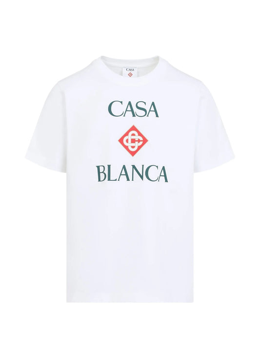 Casablanca Diamond logo-print T-shirt