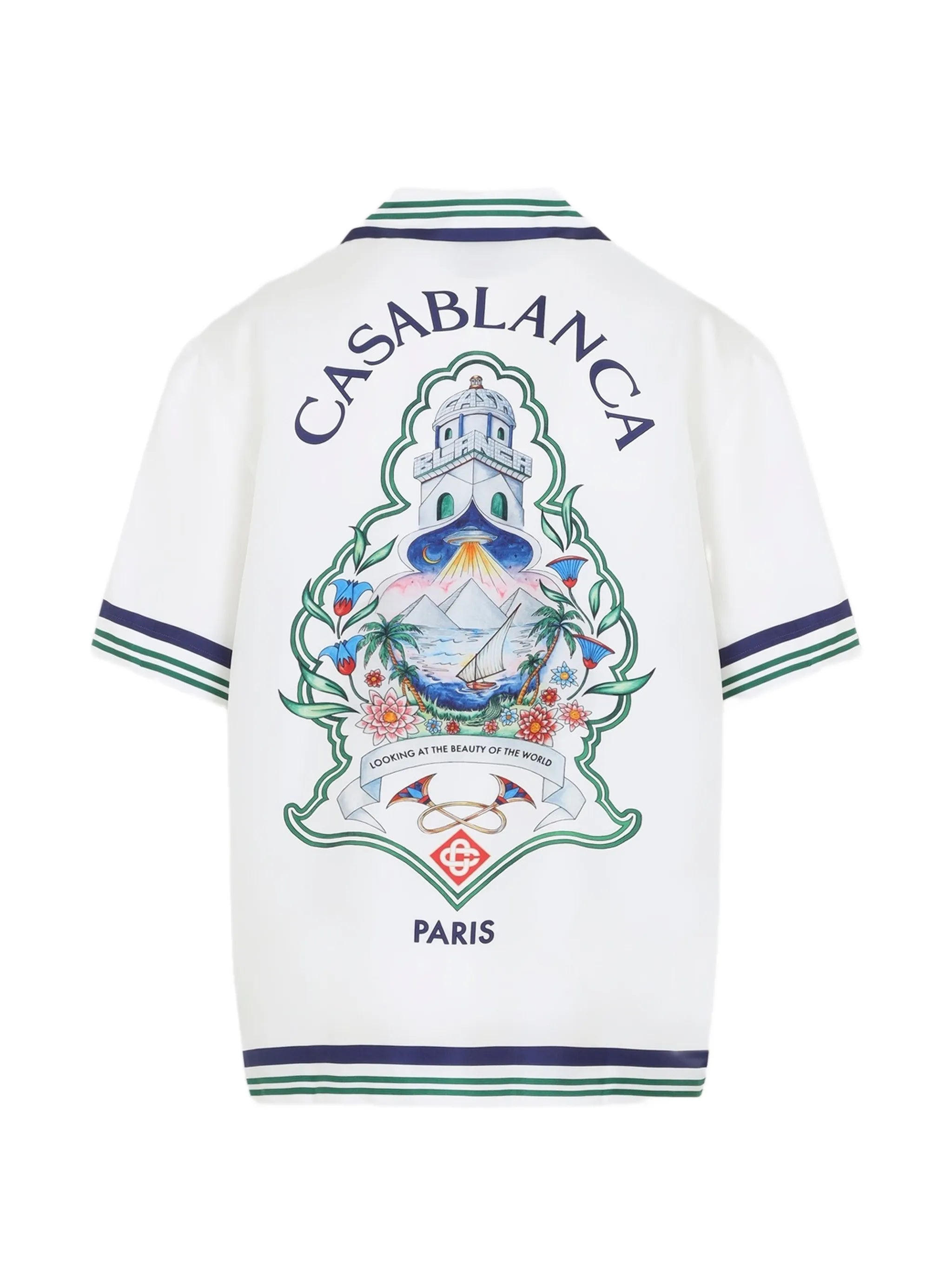 Hotel Emblem silk shirt