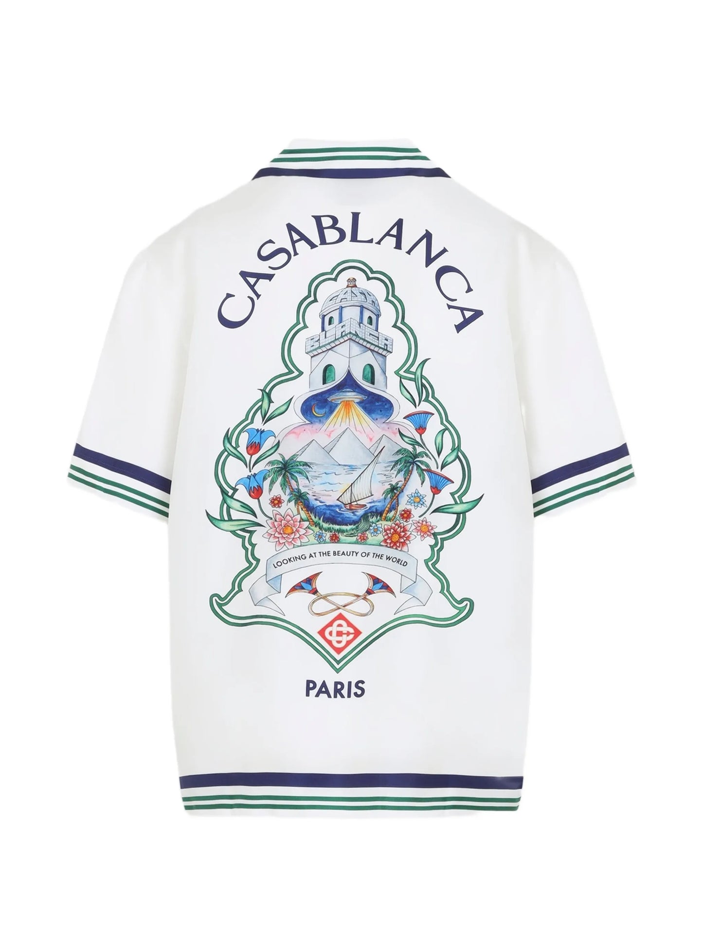 Hotel Emblem silk shirt