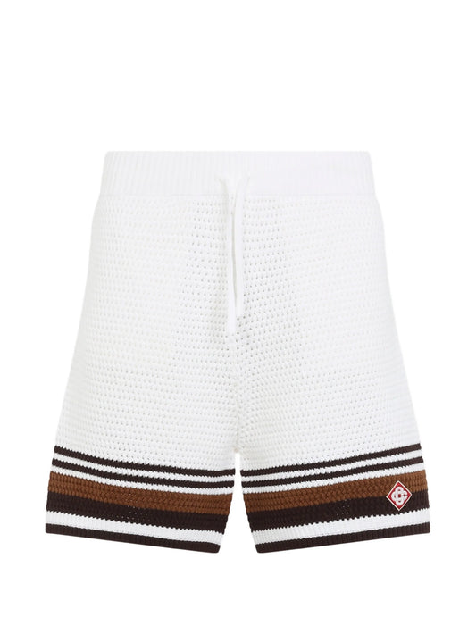 cotton striped bermuda shorts