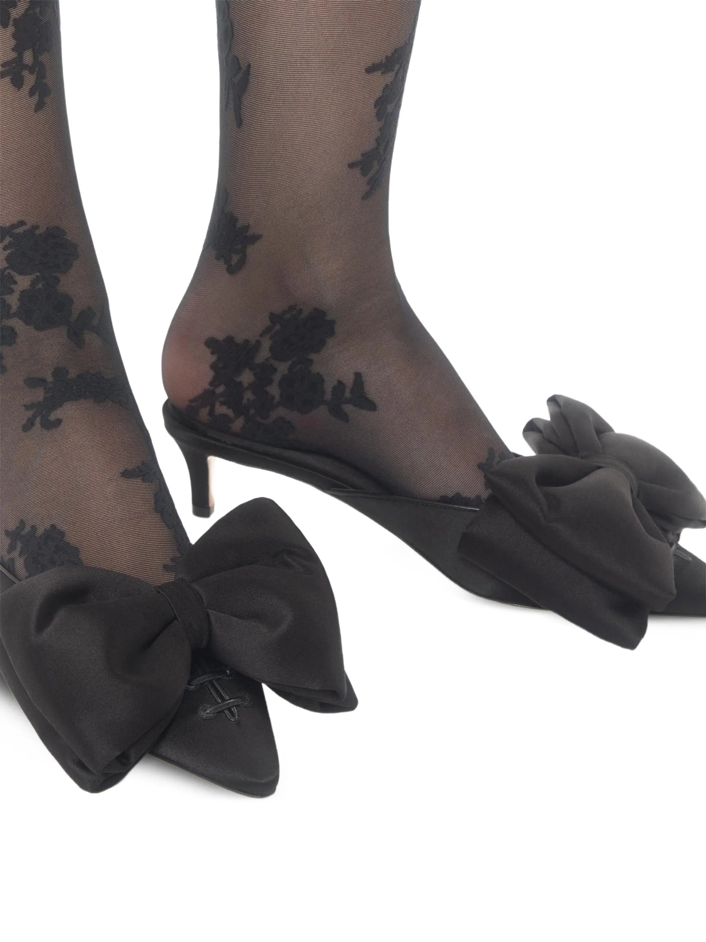 Yolande satin mules 45mm