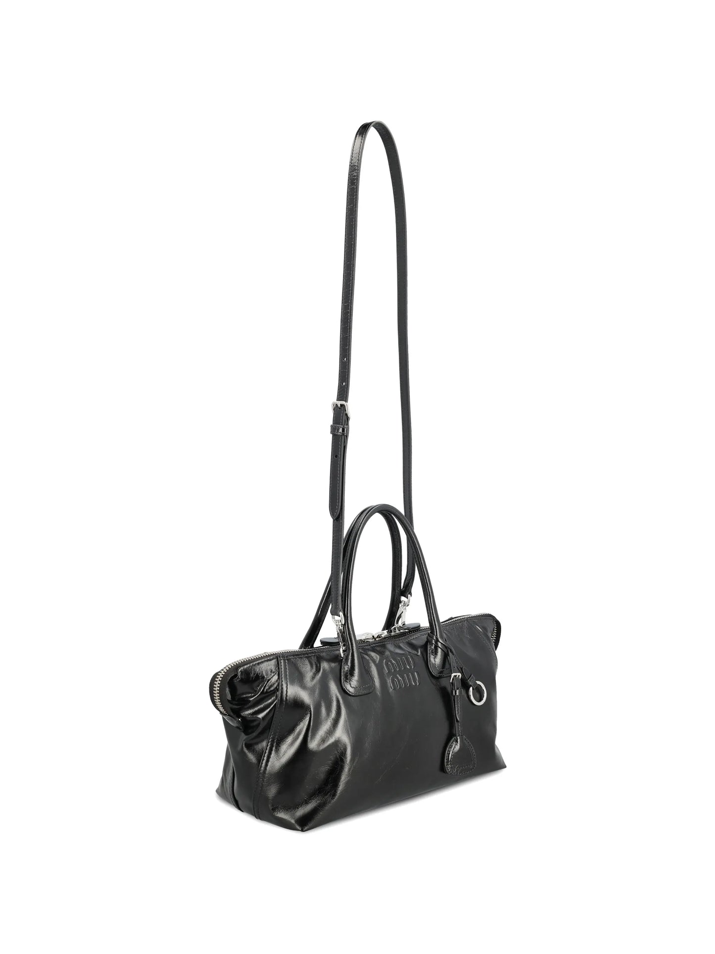 logo-embossed tote bag