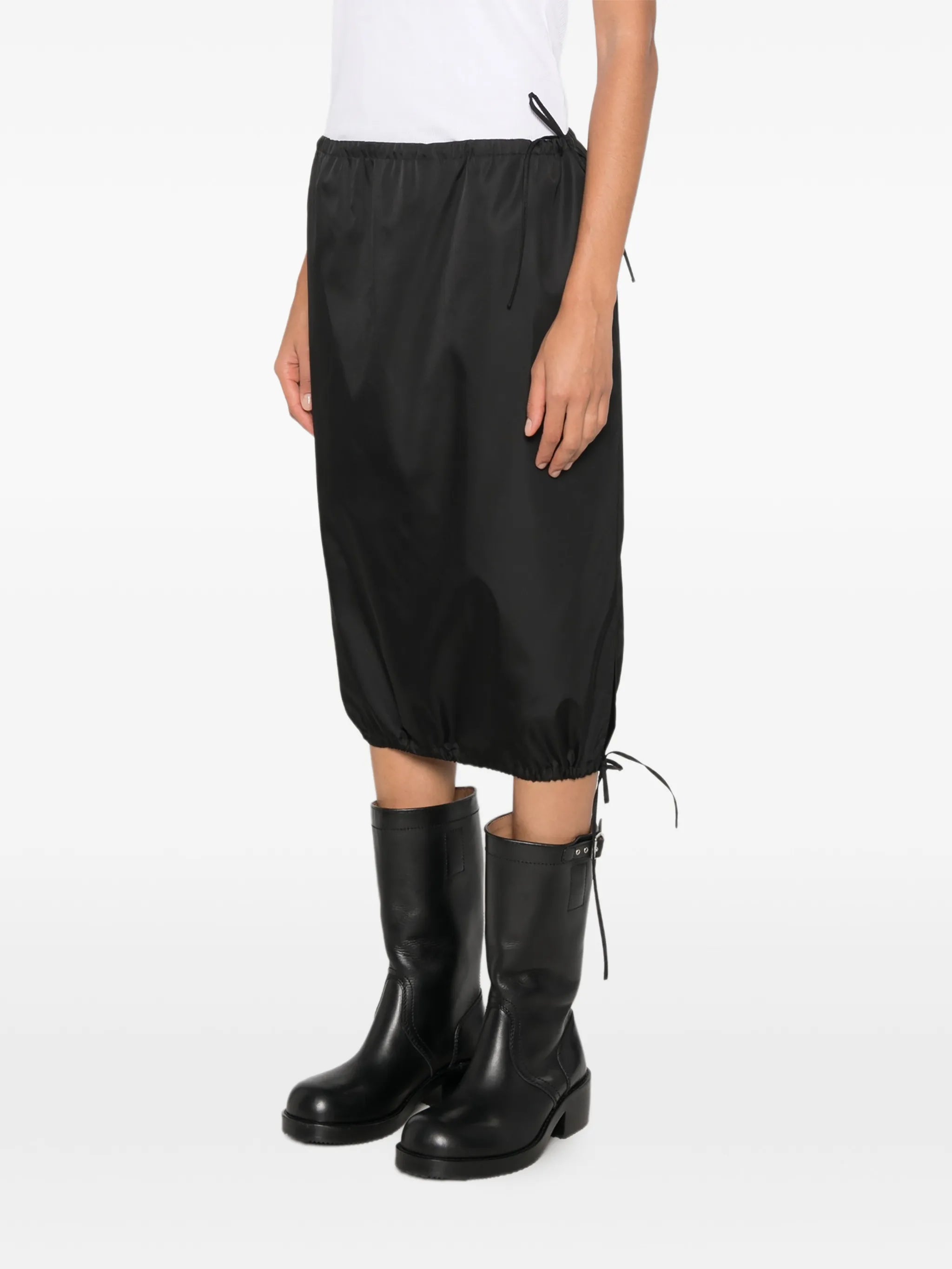 drawstring skirt