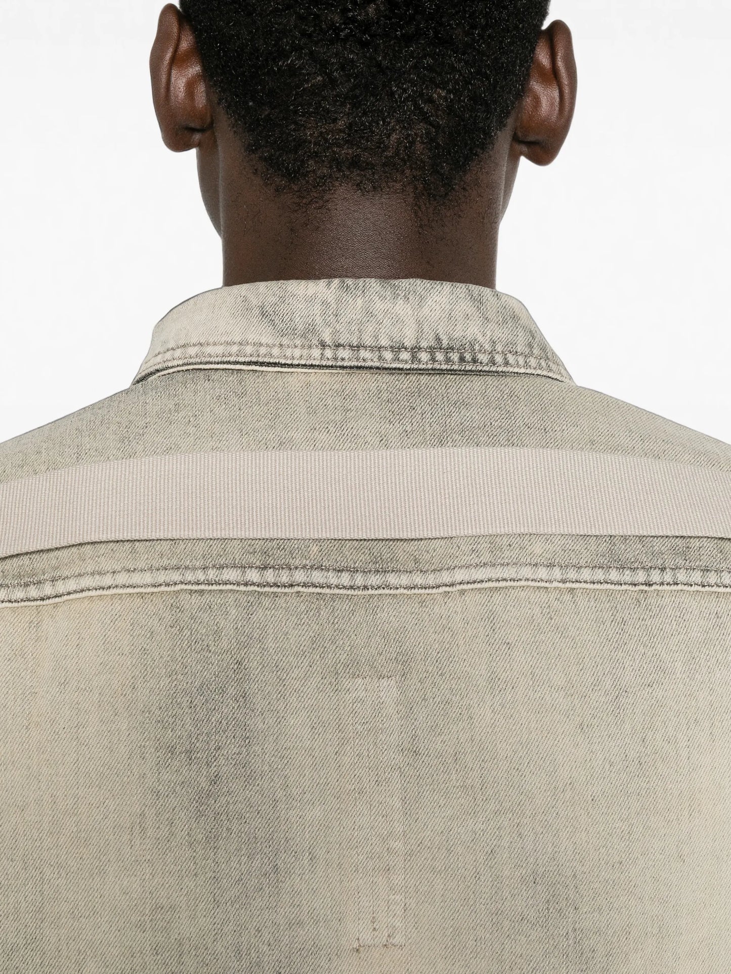 faded denim jacket