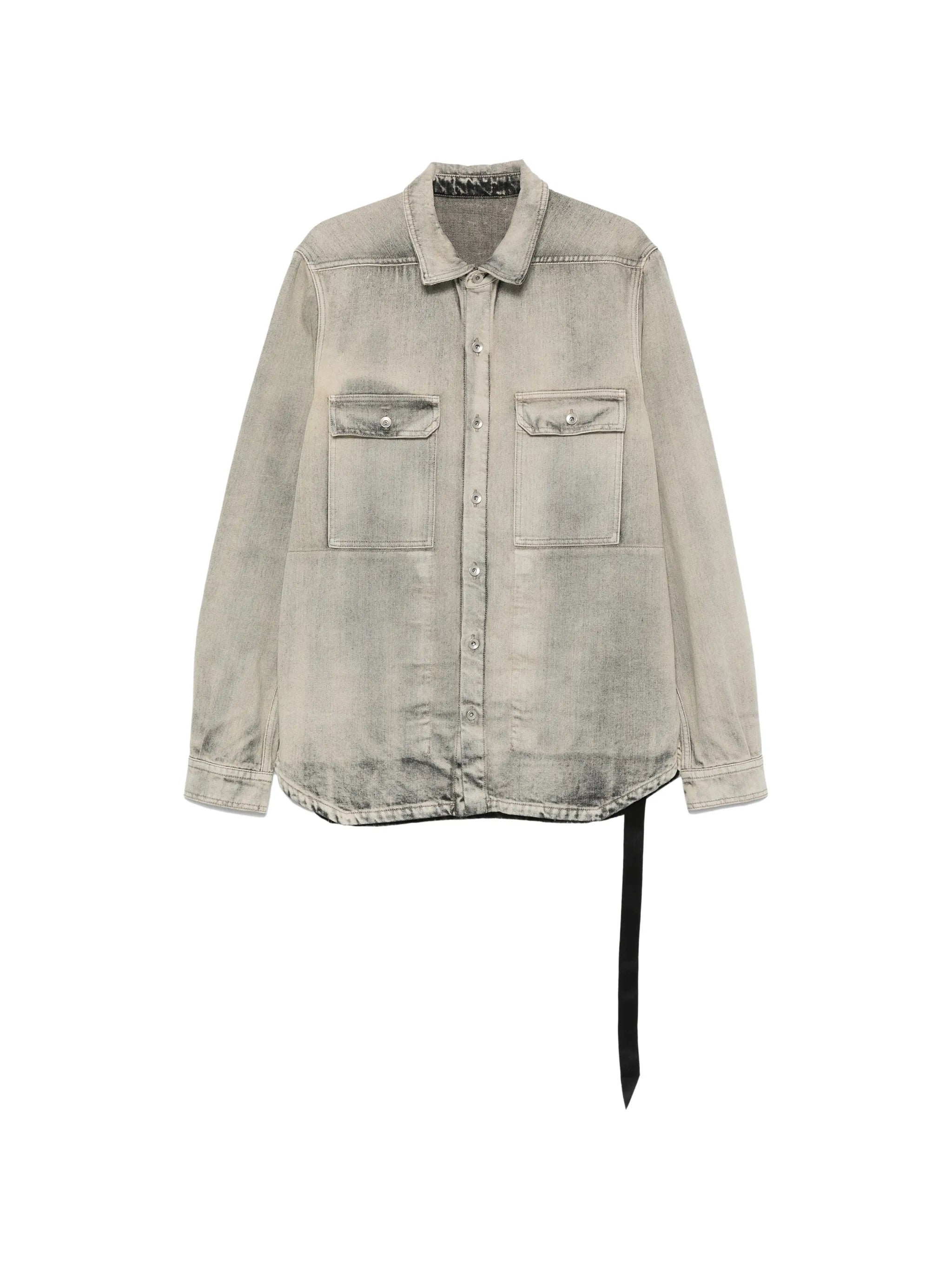 faded denim jacket