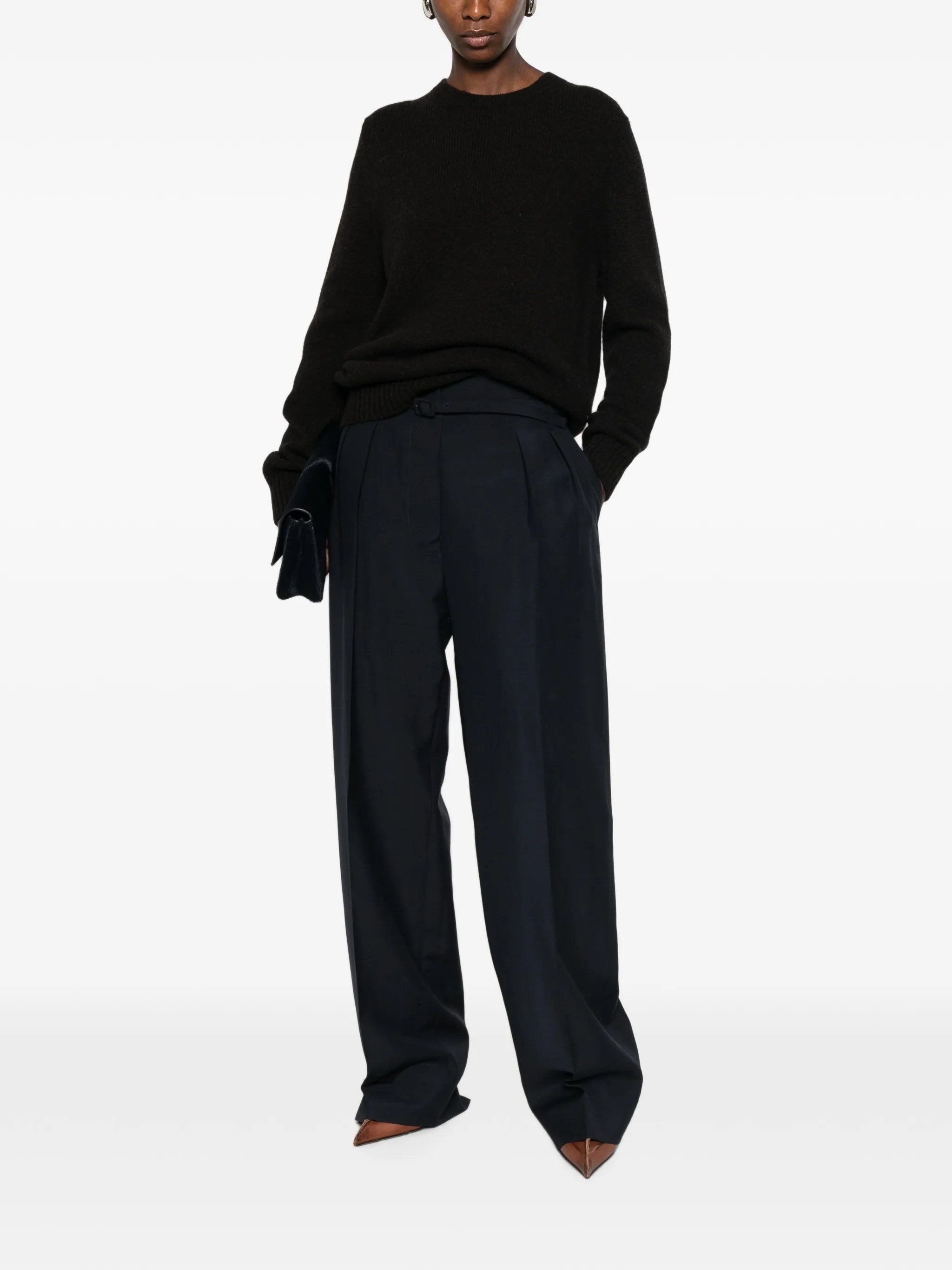 cashmere-blend knit