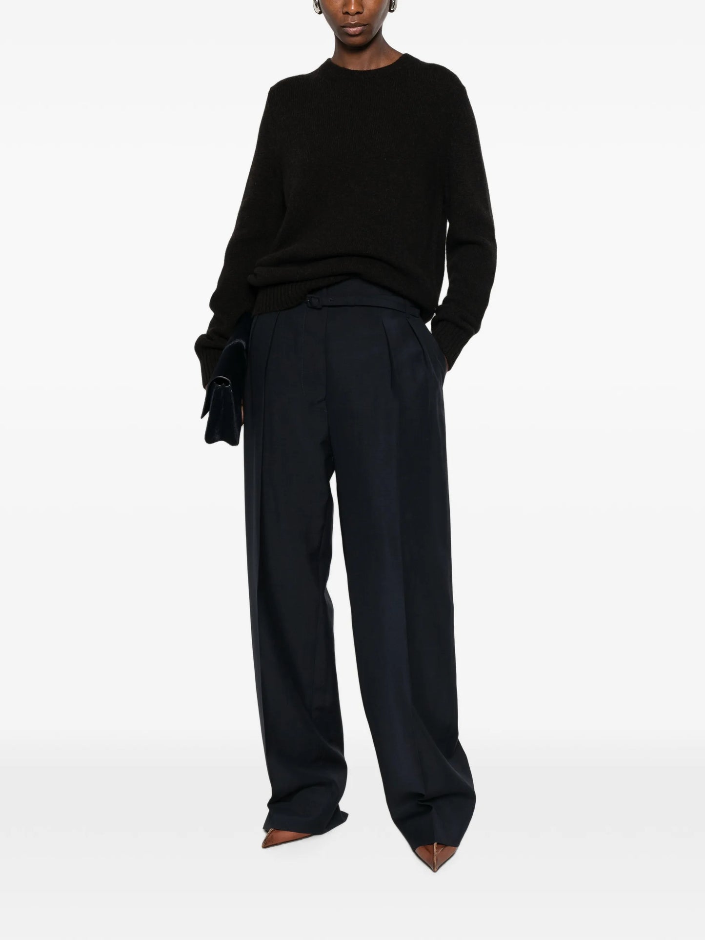 cashmere-blend knit