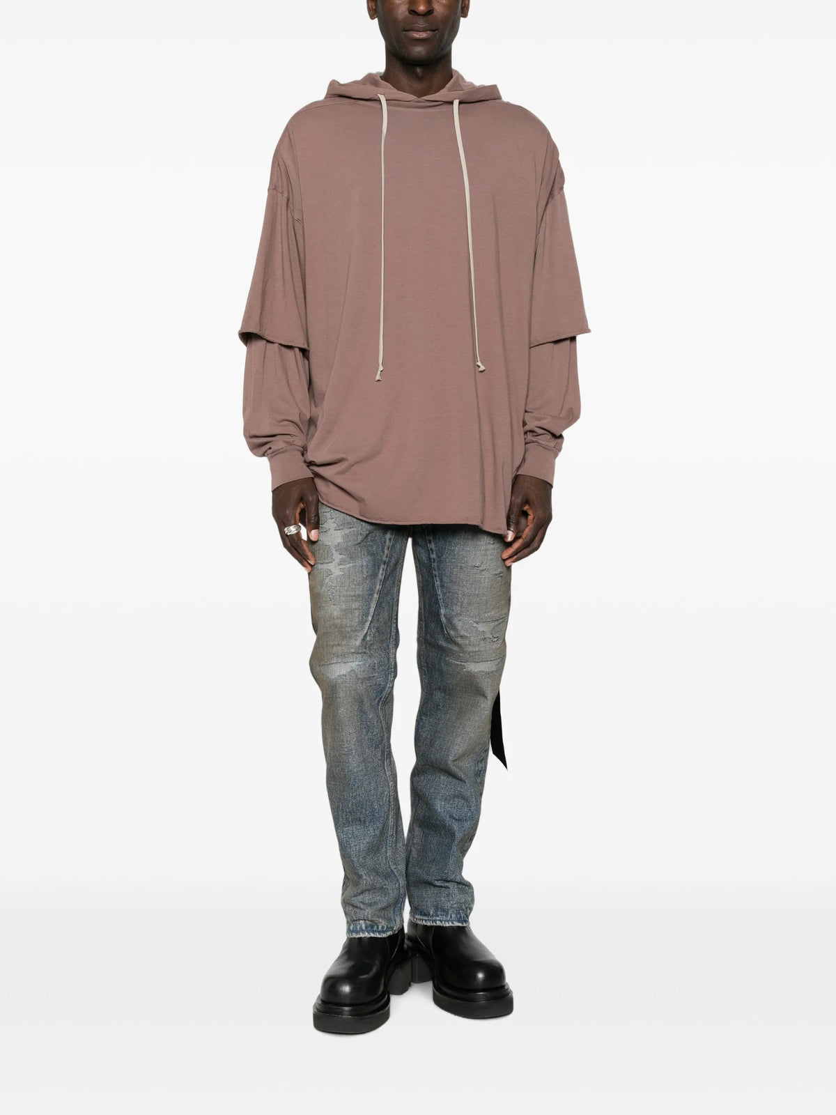 Tommy Hustler double-layer hoodie