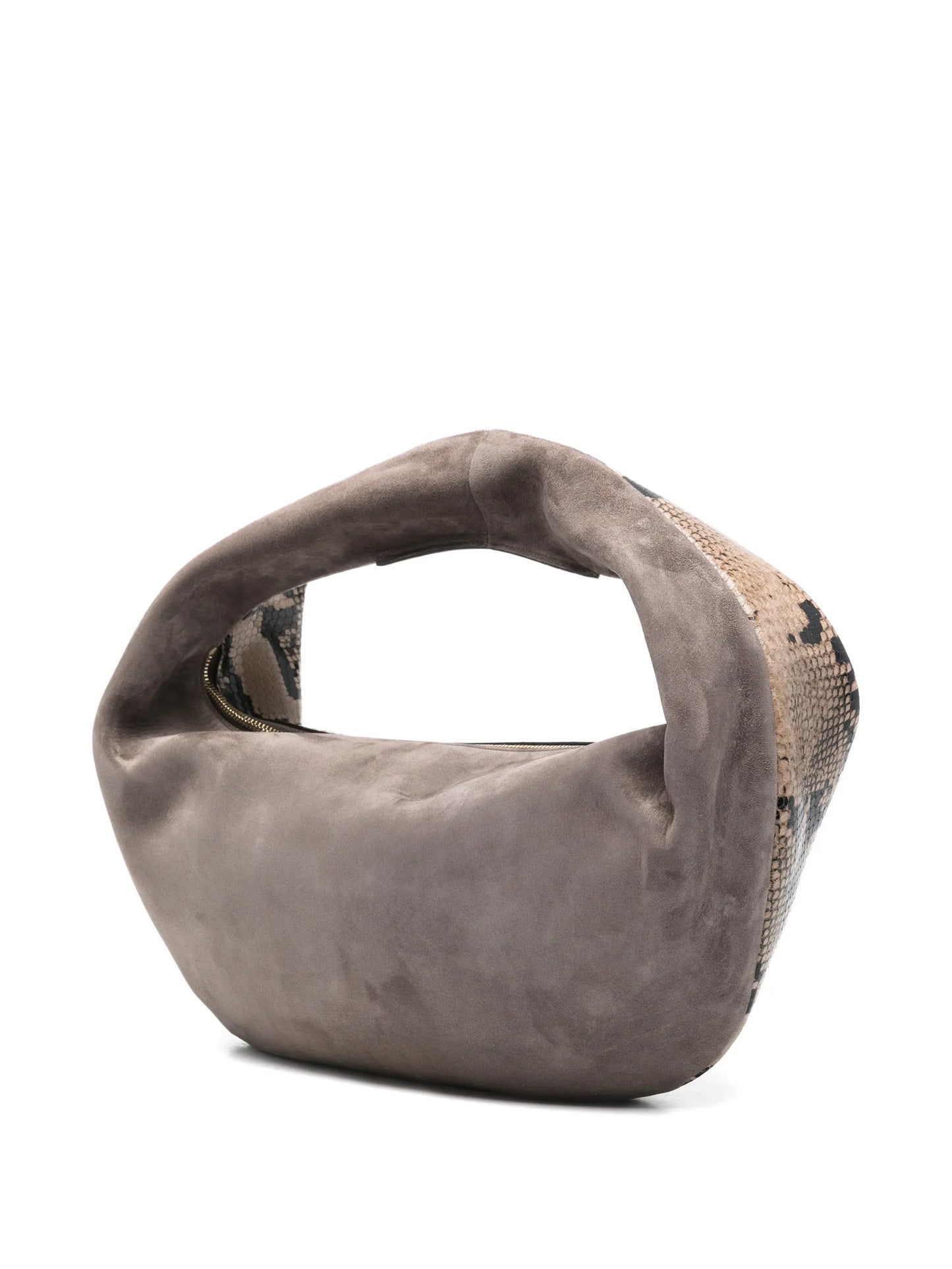 medium Olivia snake-effect tote bag