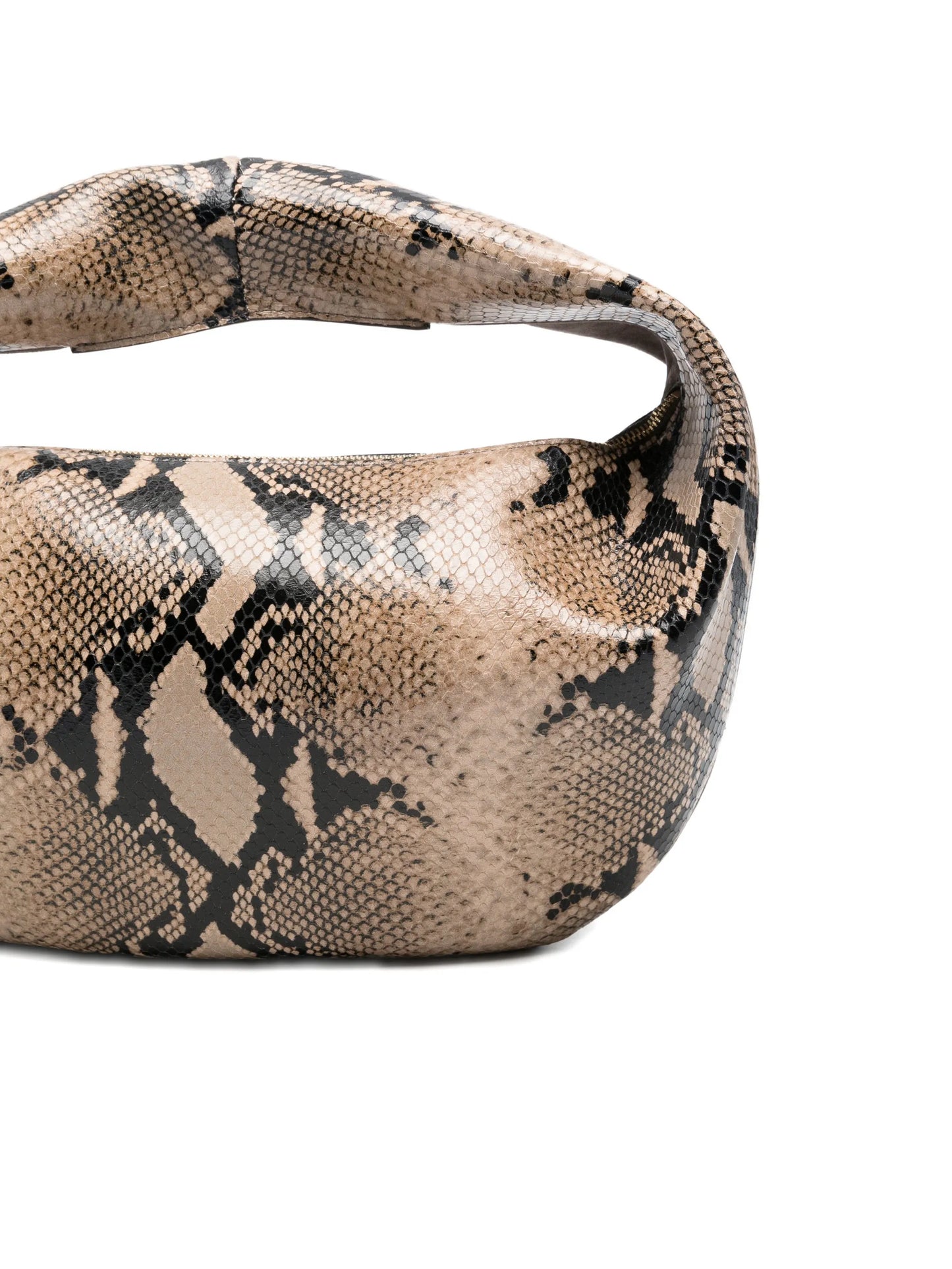 medium Olivia snake-effect tote bag