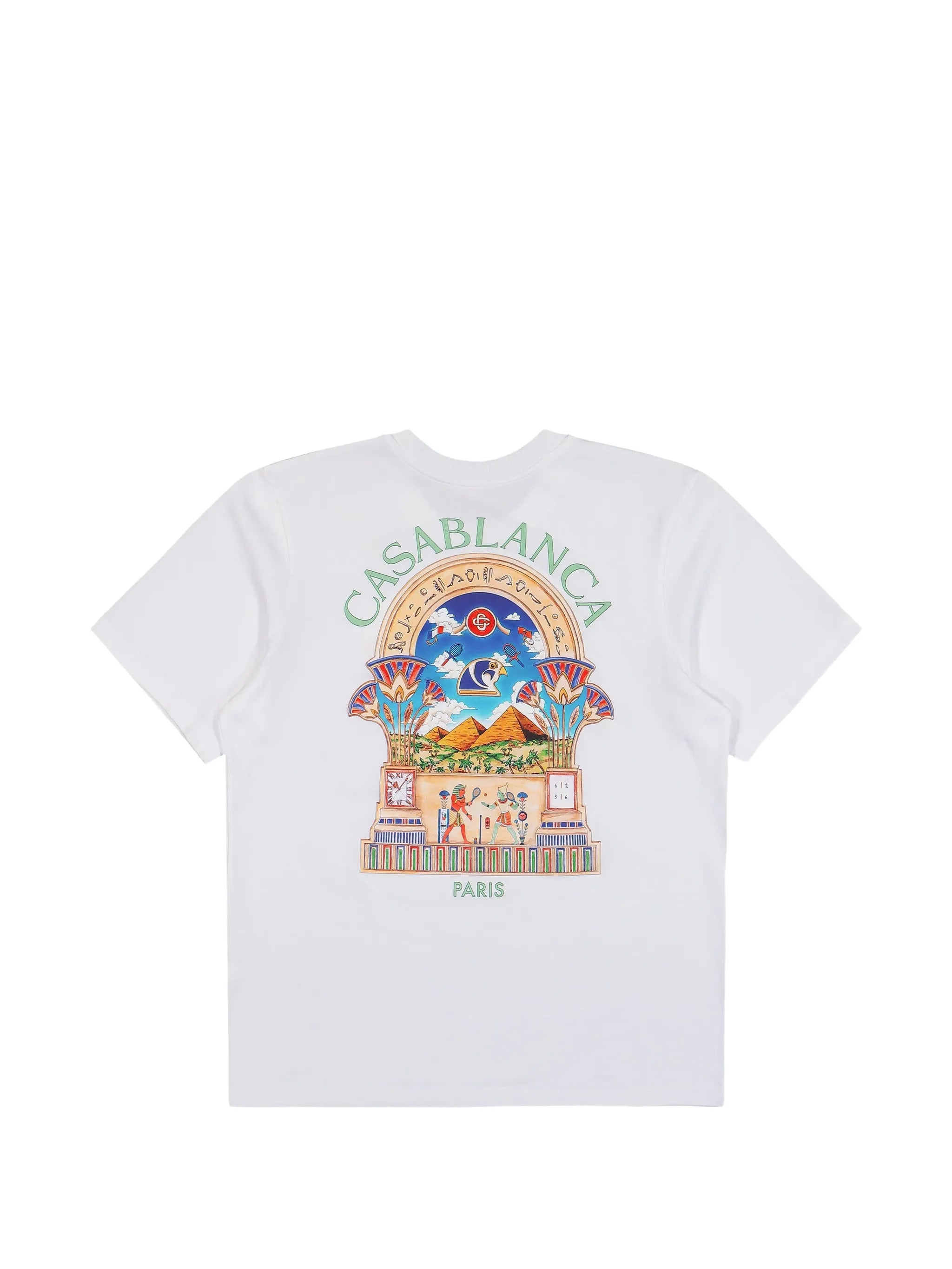 White Egyptian L'Arche short sleeve t-shirt