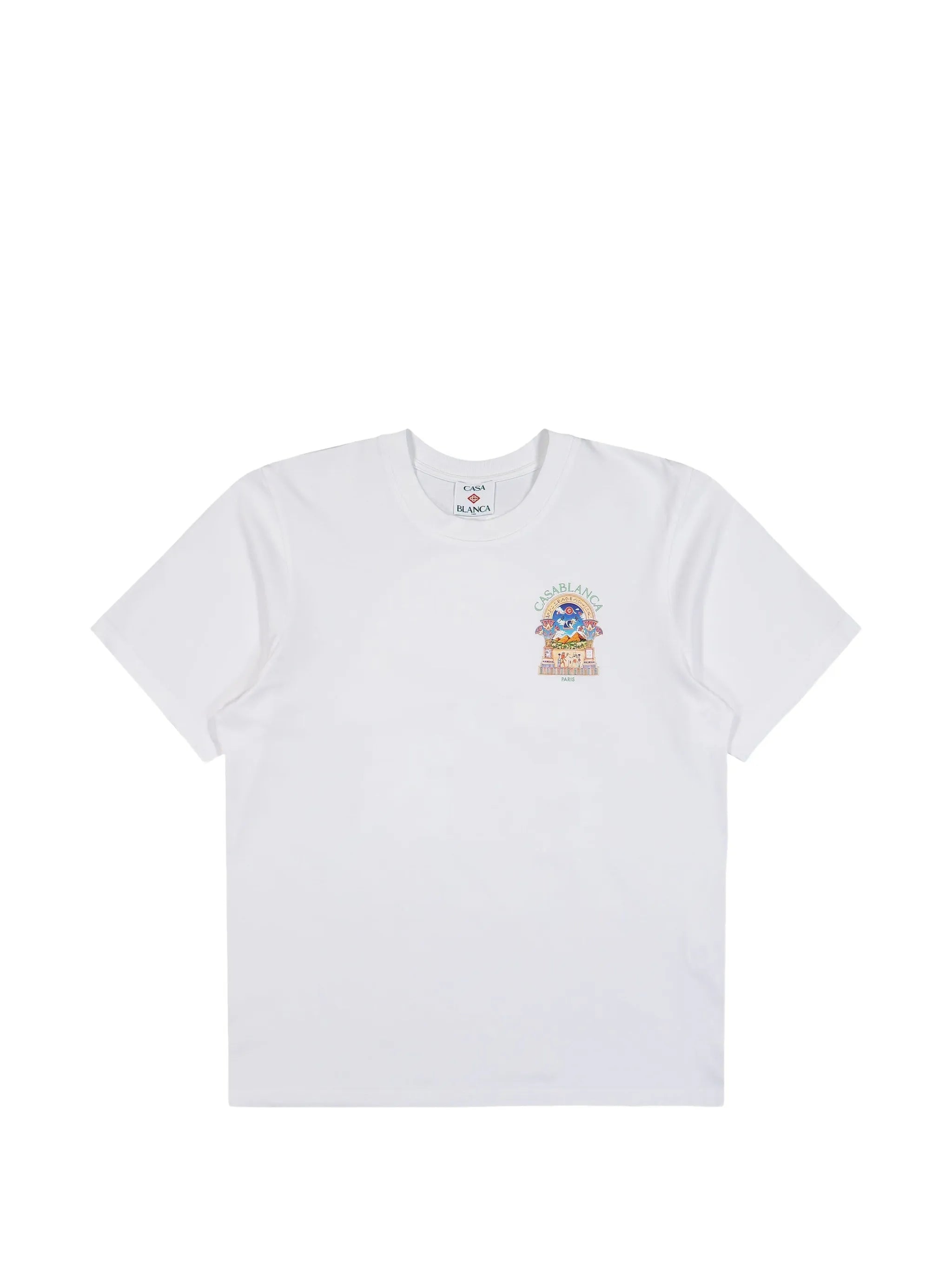 White Egyptian L'Arche short sleeve t-shirt