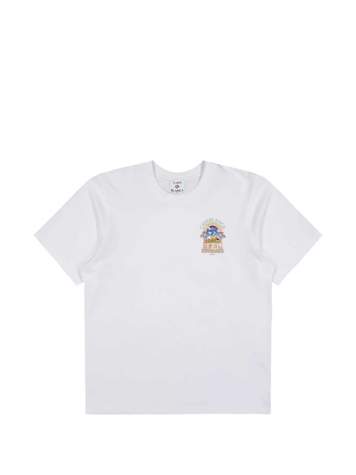 White Egyptian L'Arche short sleeve t-shirt