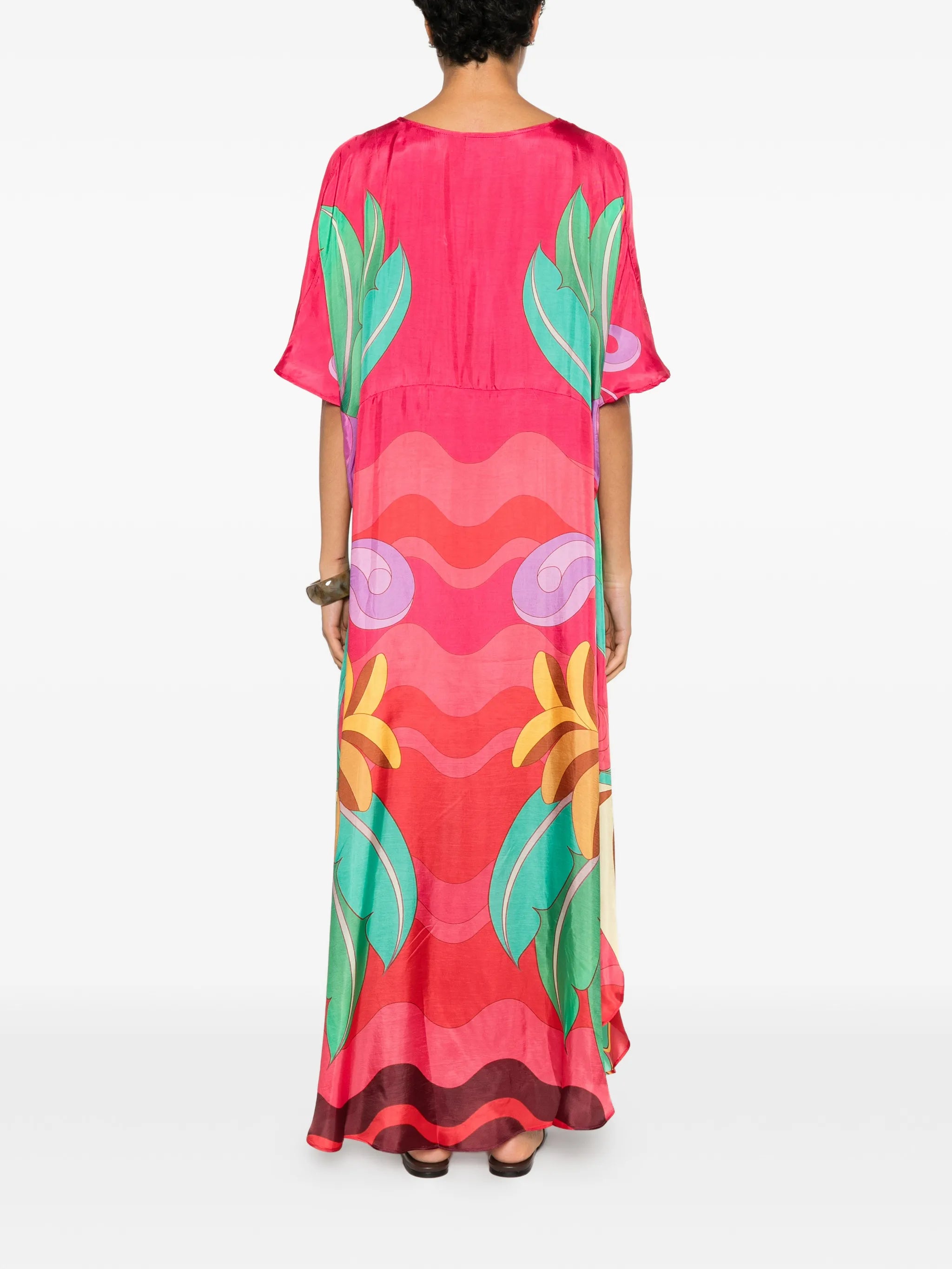 Banana Queen graphic-print maxi dress