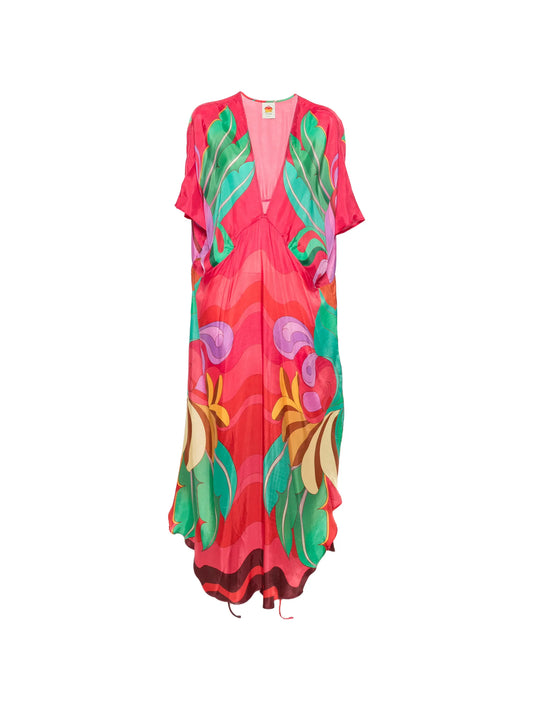 Banana Queen graphic-print maxi dress