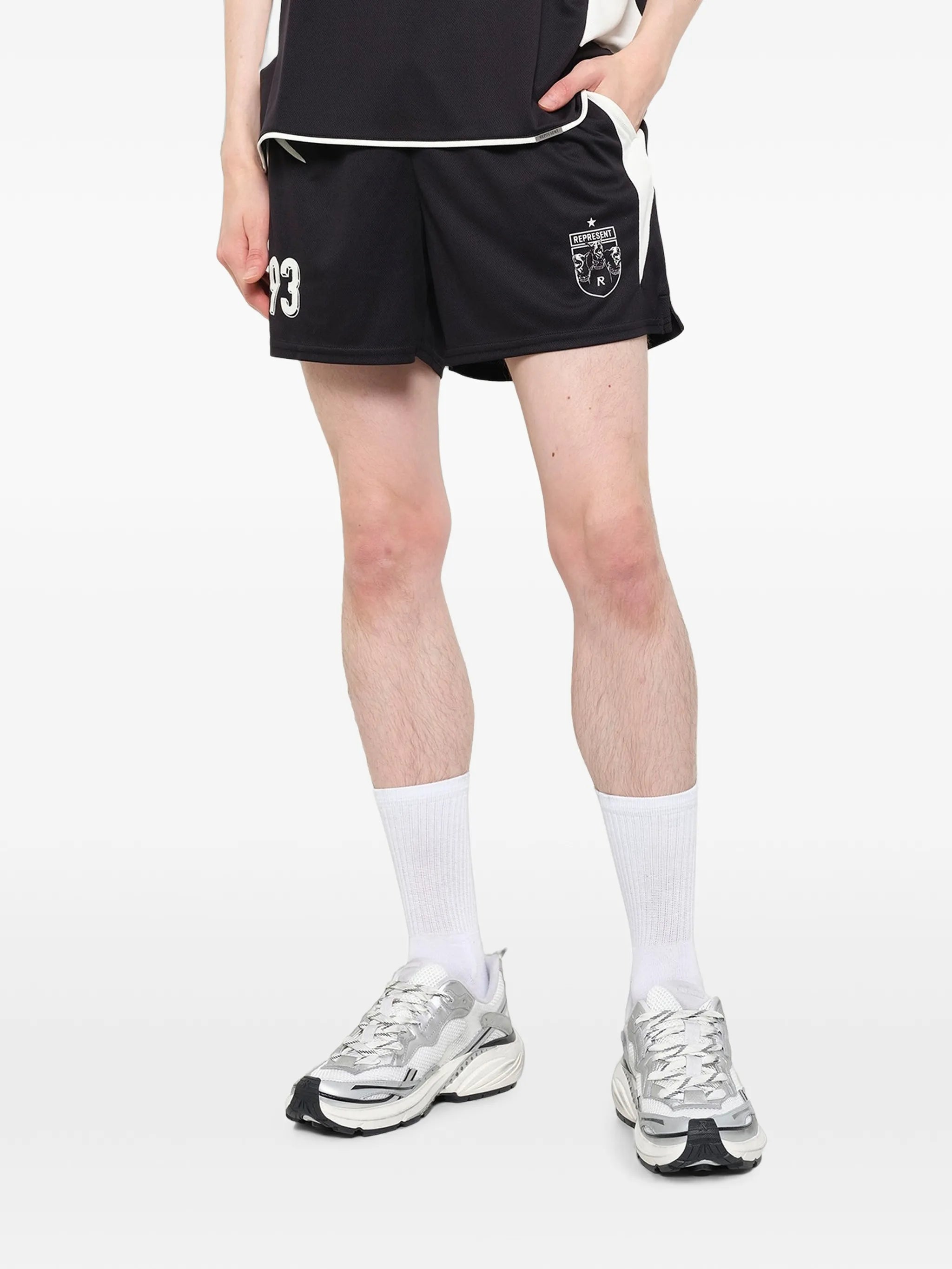 Star Football panelled shorts
