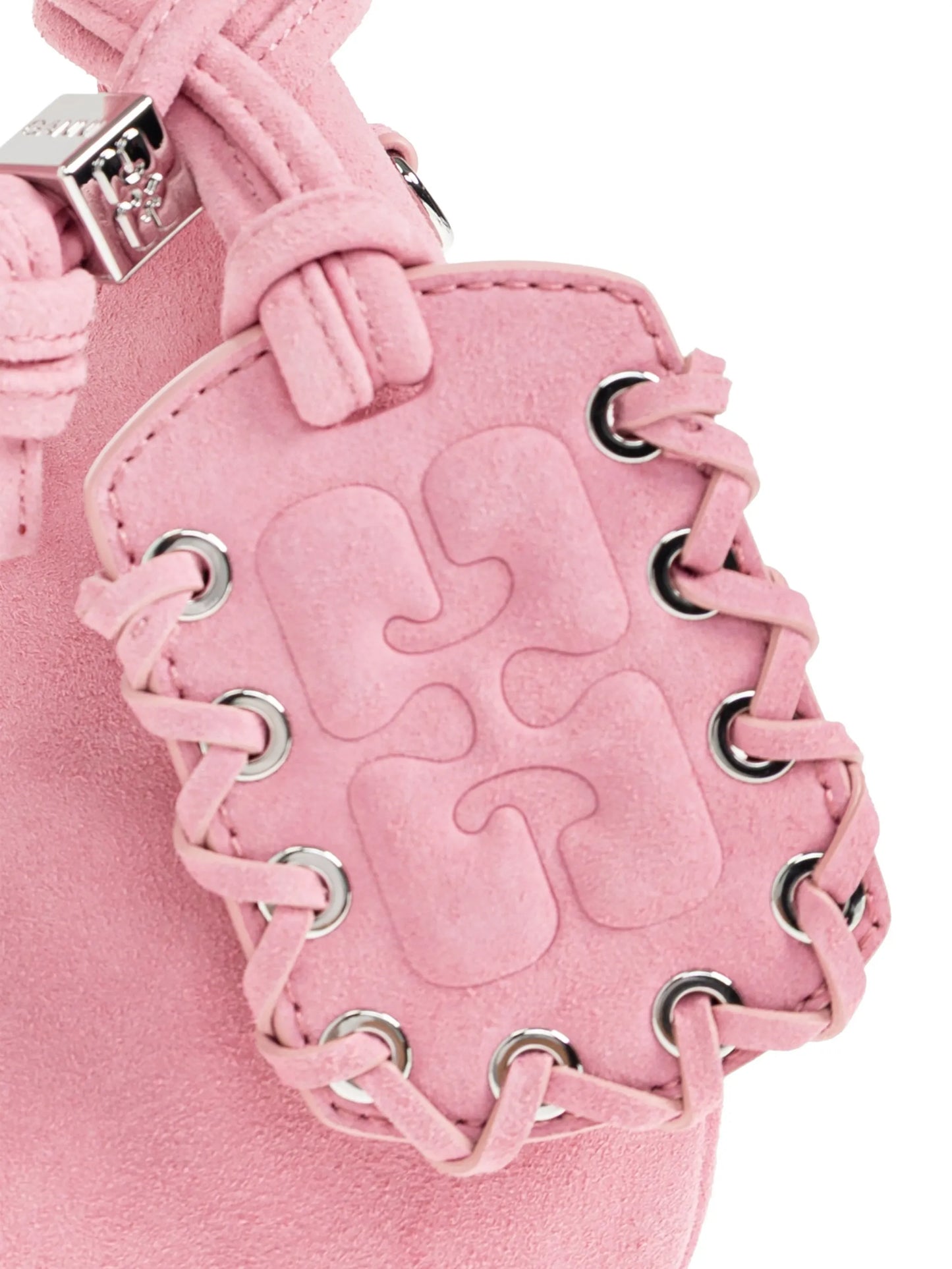 logo-plaque knot-detail tote bag