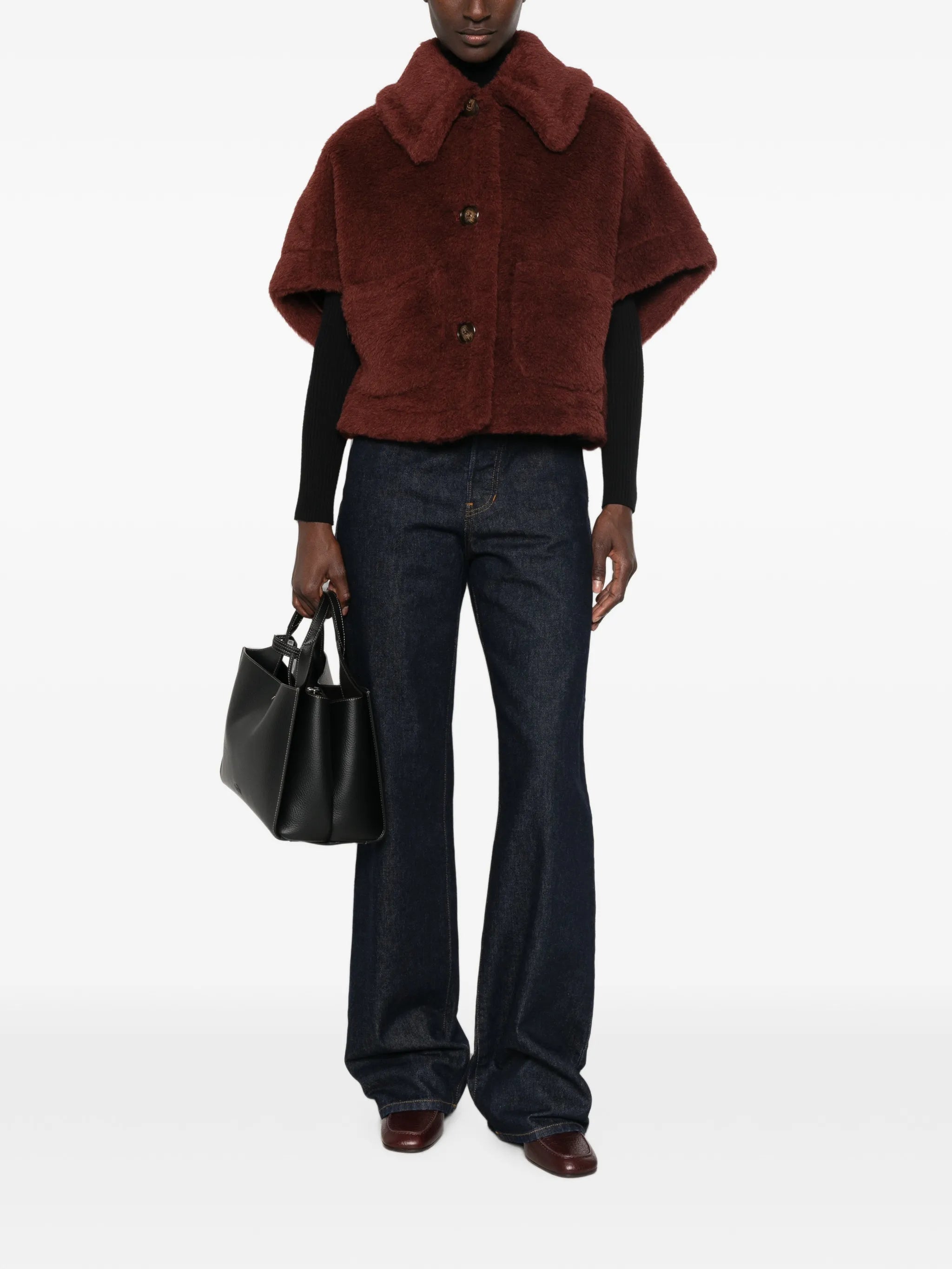New Terzo buttoned cape
