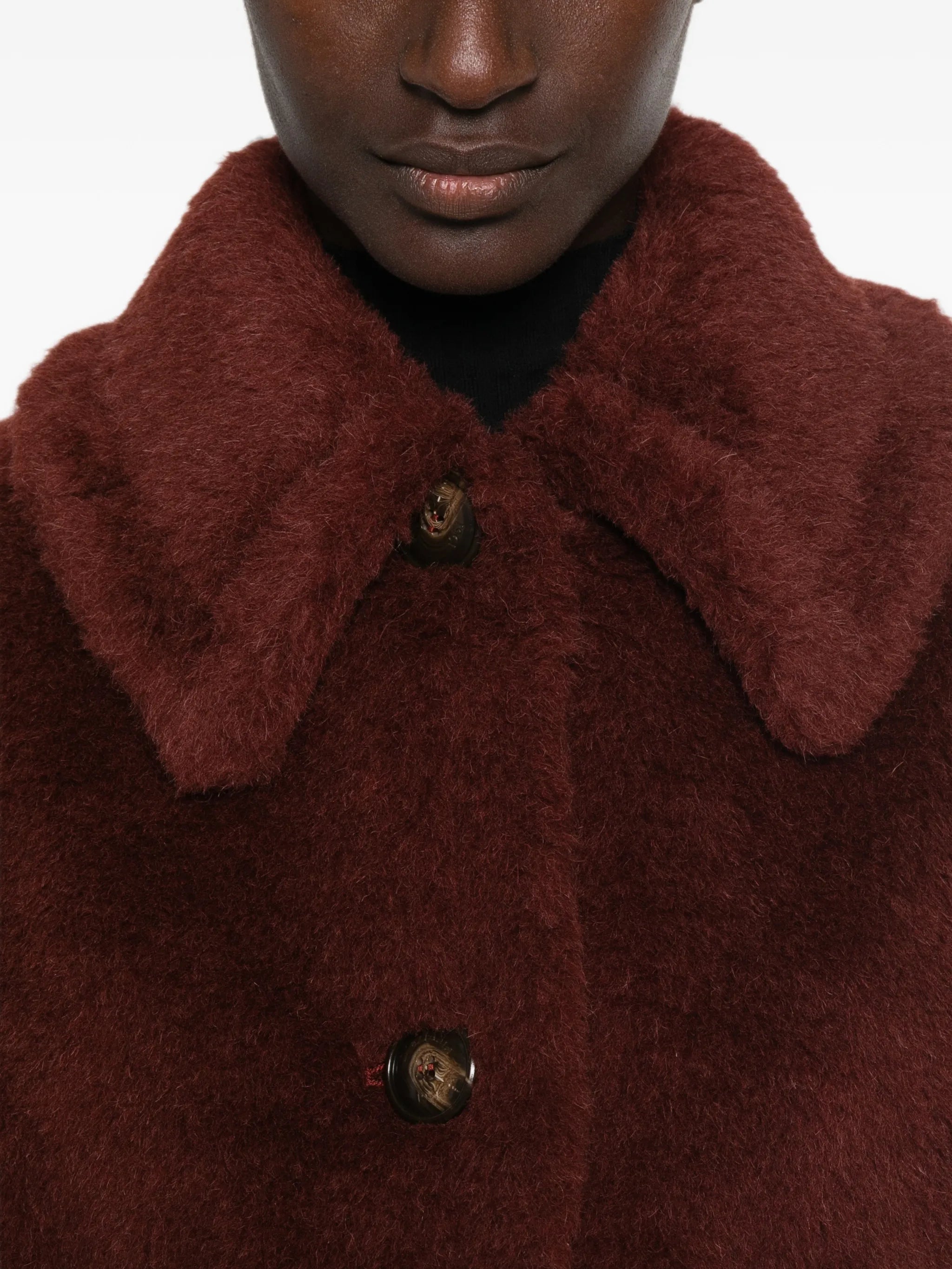 New Terzo buttoned cape