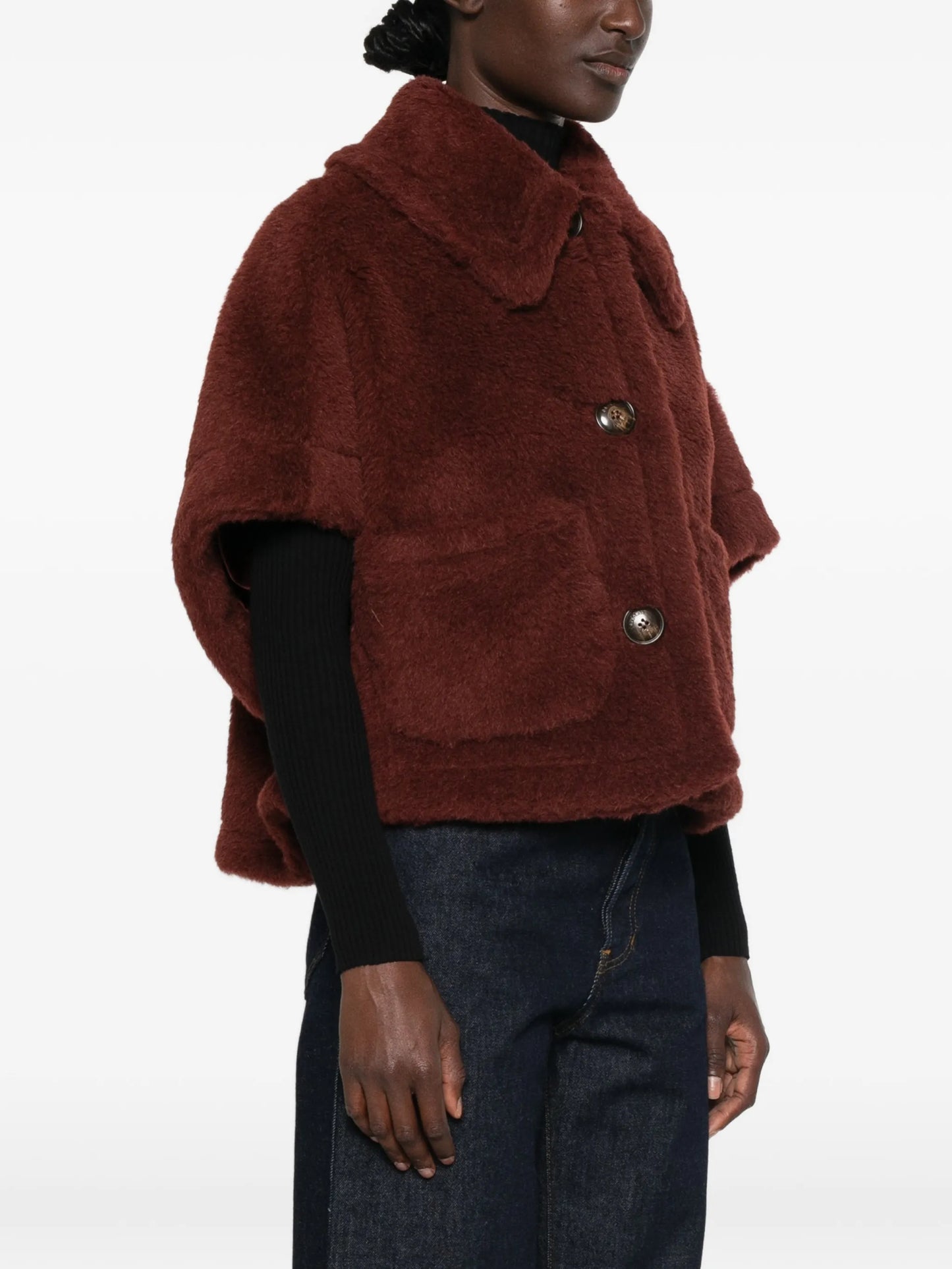 New Terzo buttoned cape