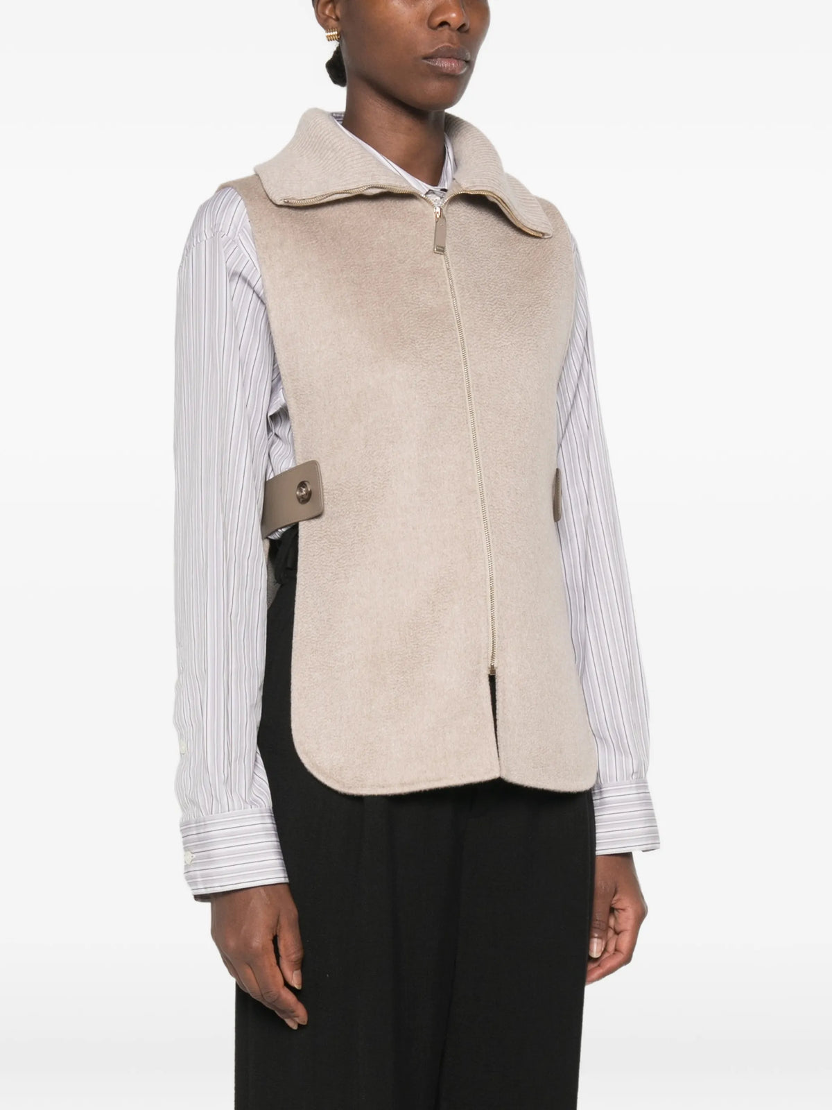 Gela cashmere zipped gilet