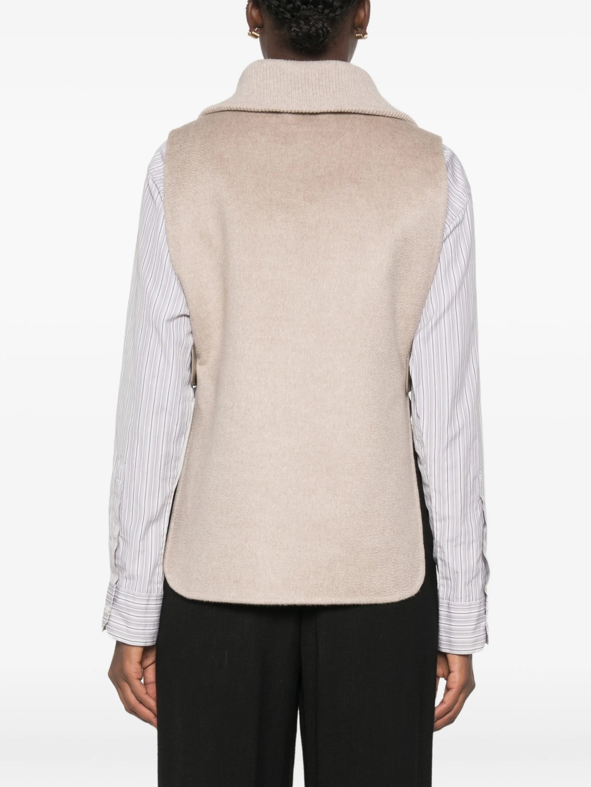 Gela cashmere zipped gilet