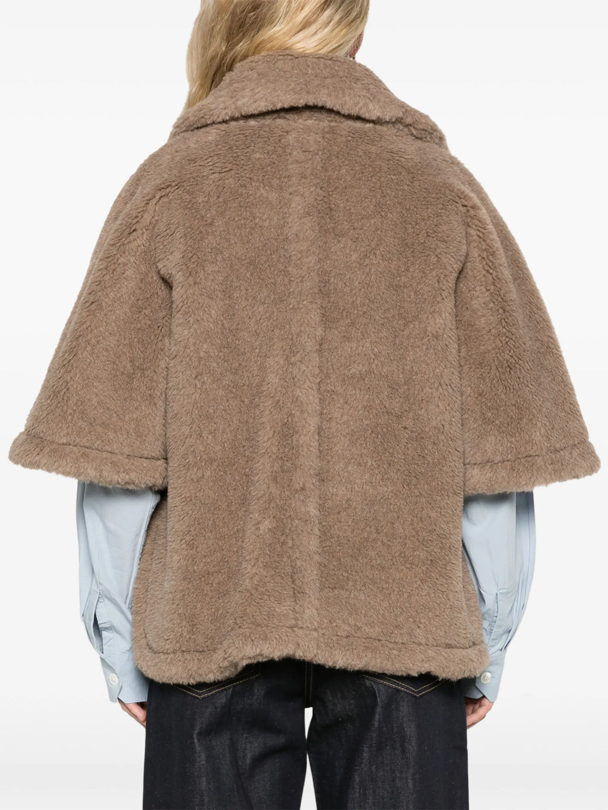 wool and alpaca Teddy cape