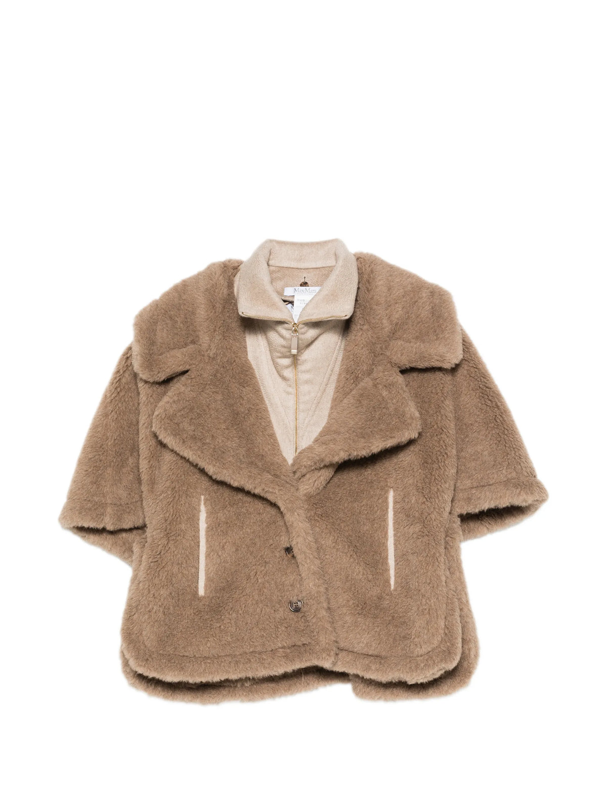 wool and alpaca Teddy cape