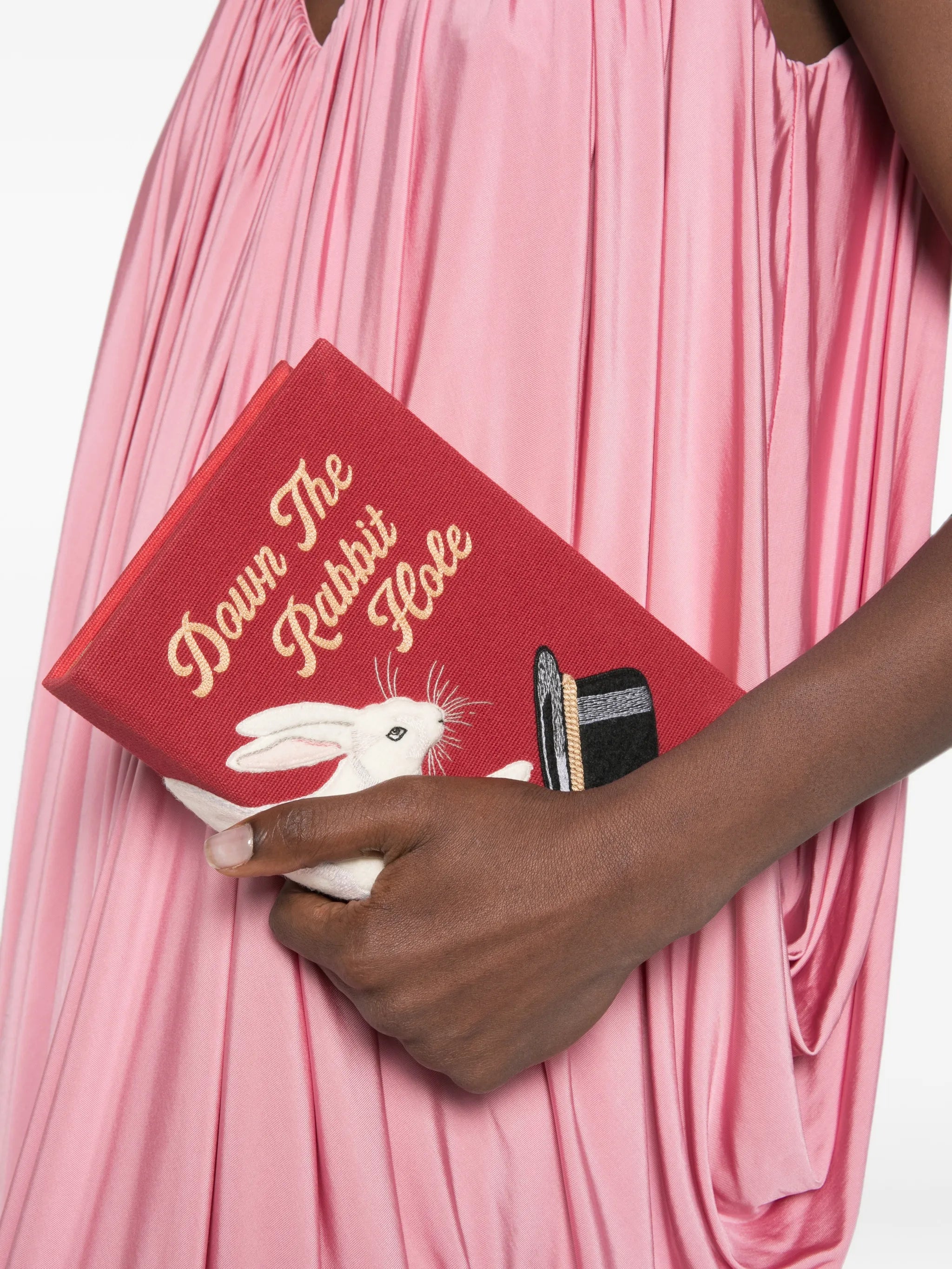 Down The Rabbit Hole clutch bag
