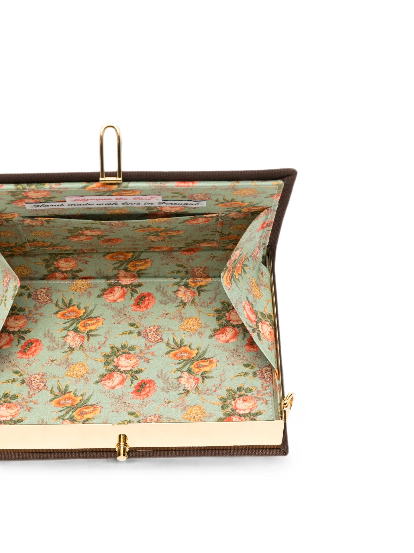 Let's Party embroidered-motif book clutch bag