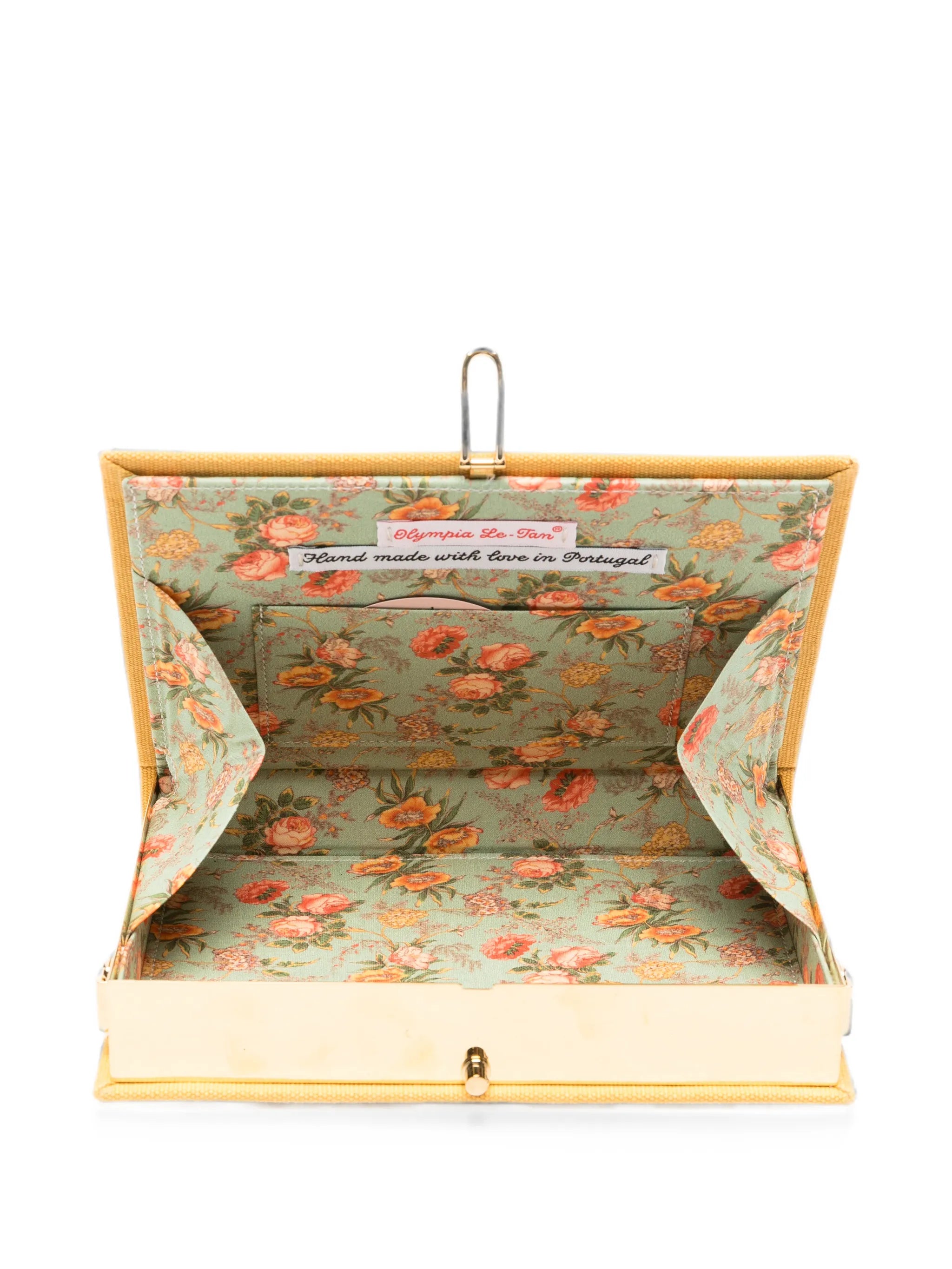Waffles Breakfast For Champions embroidered clutch bag
