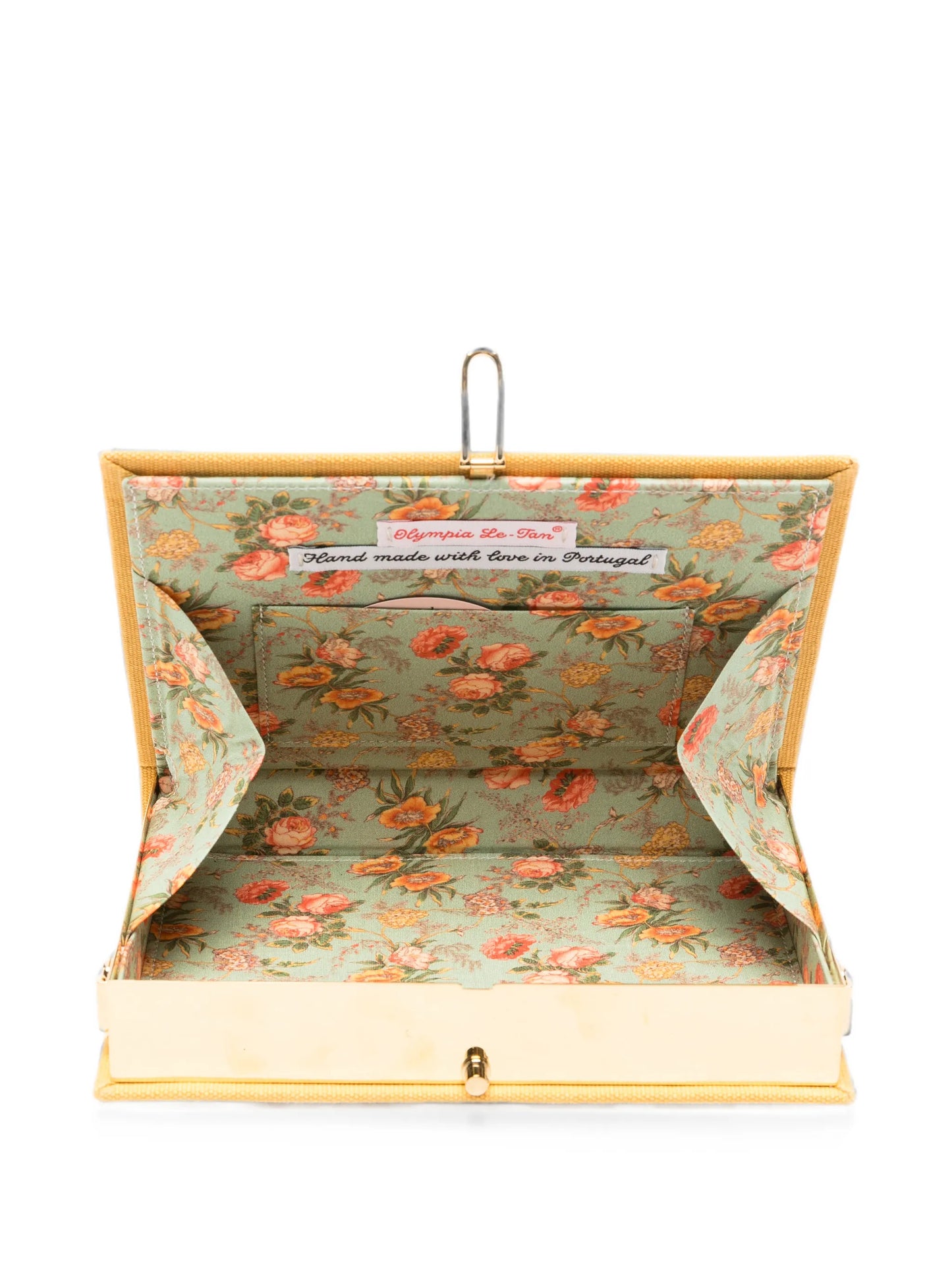 Waffles Breakfast For Champions embroidered clutch bag