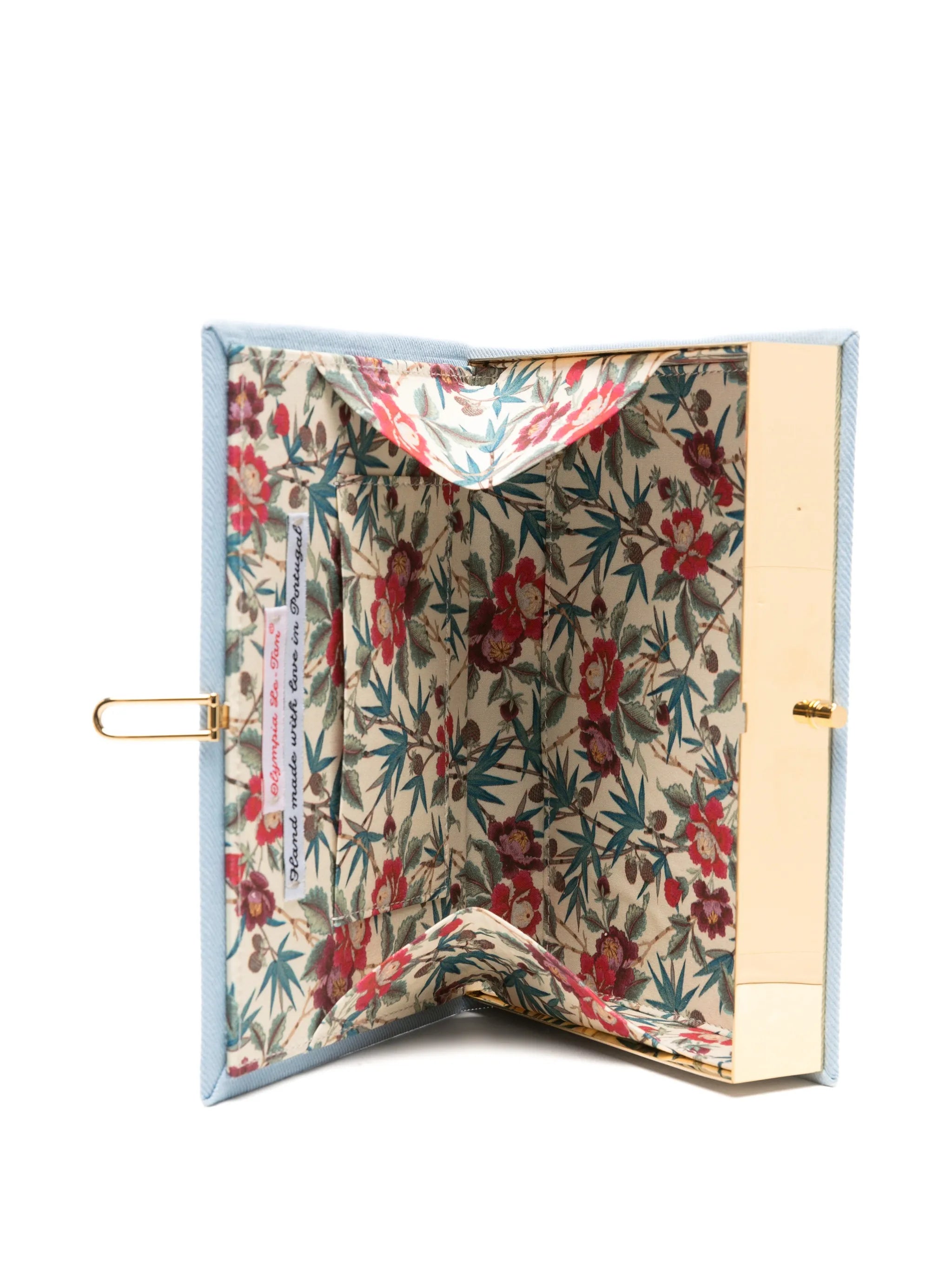 Grit and Glamour embroidered clutch bag